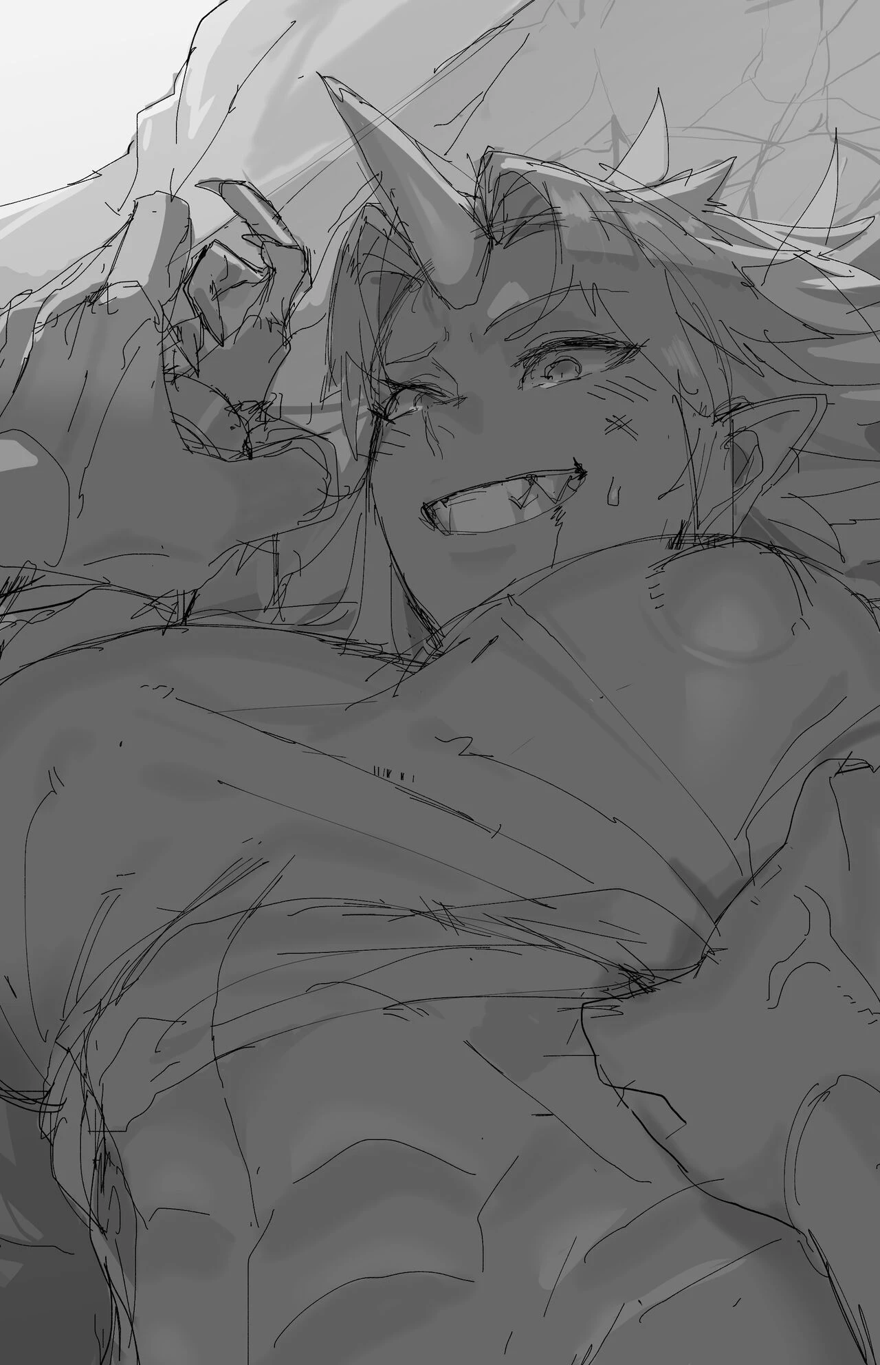 Yuugi and an Orc Locked in Battle porn comic picture 57