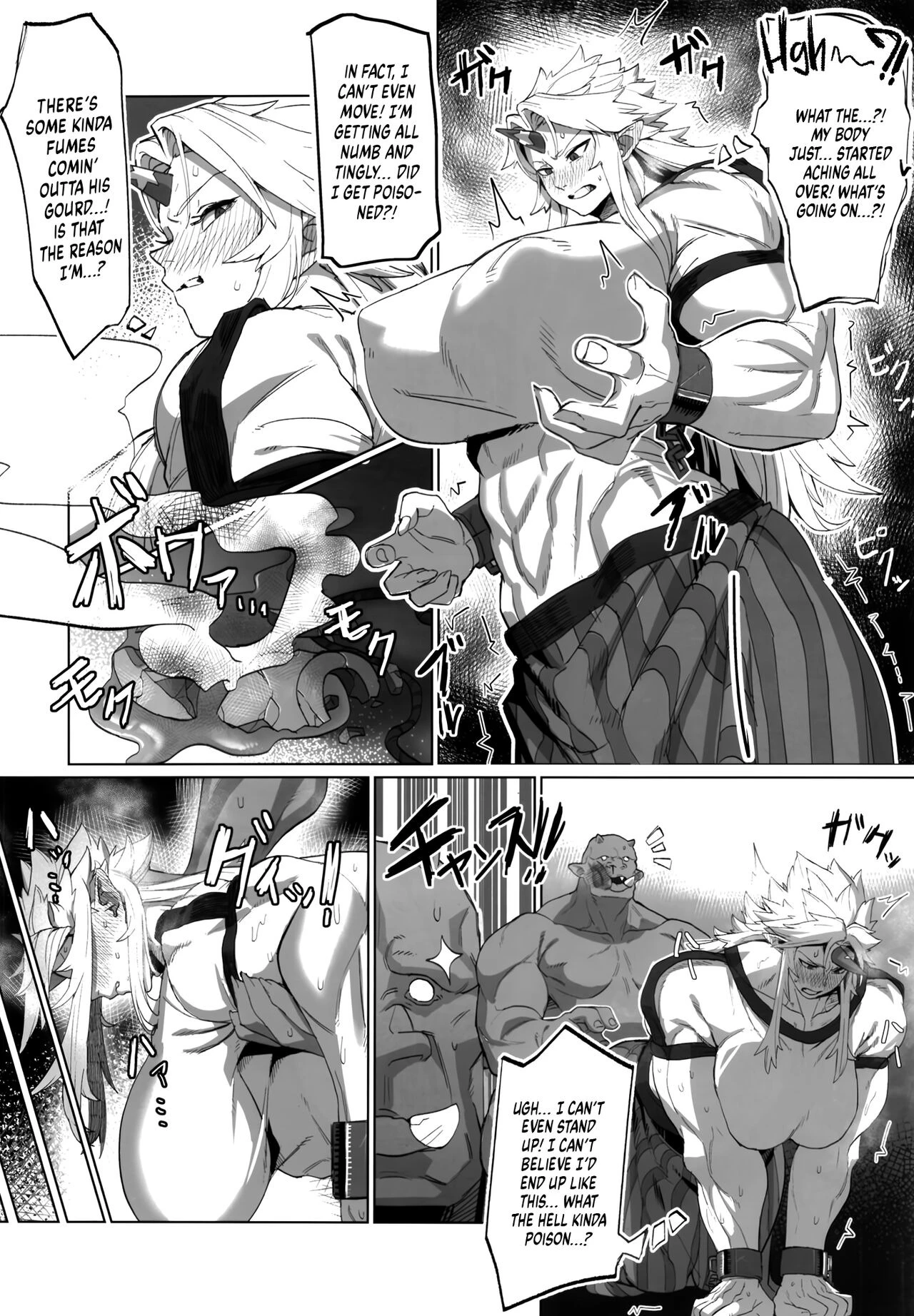 Yuugi and an Orc Locked in Battle porn comic picture 8