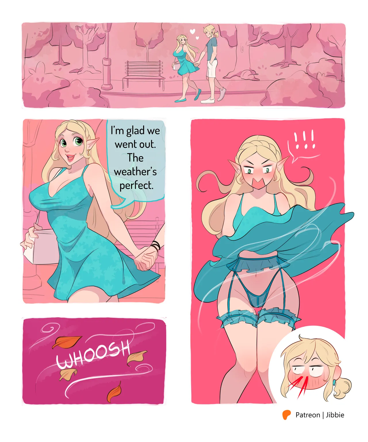 Zelda's Surprise porn comic picture 2