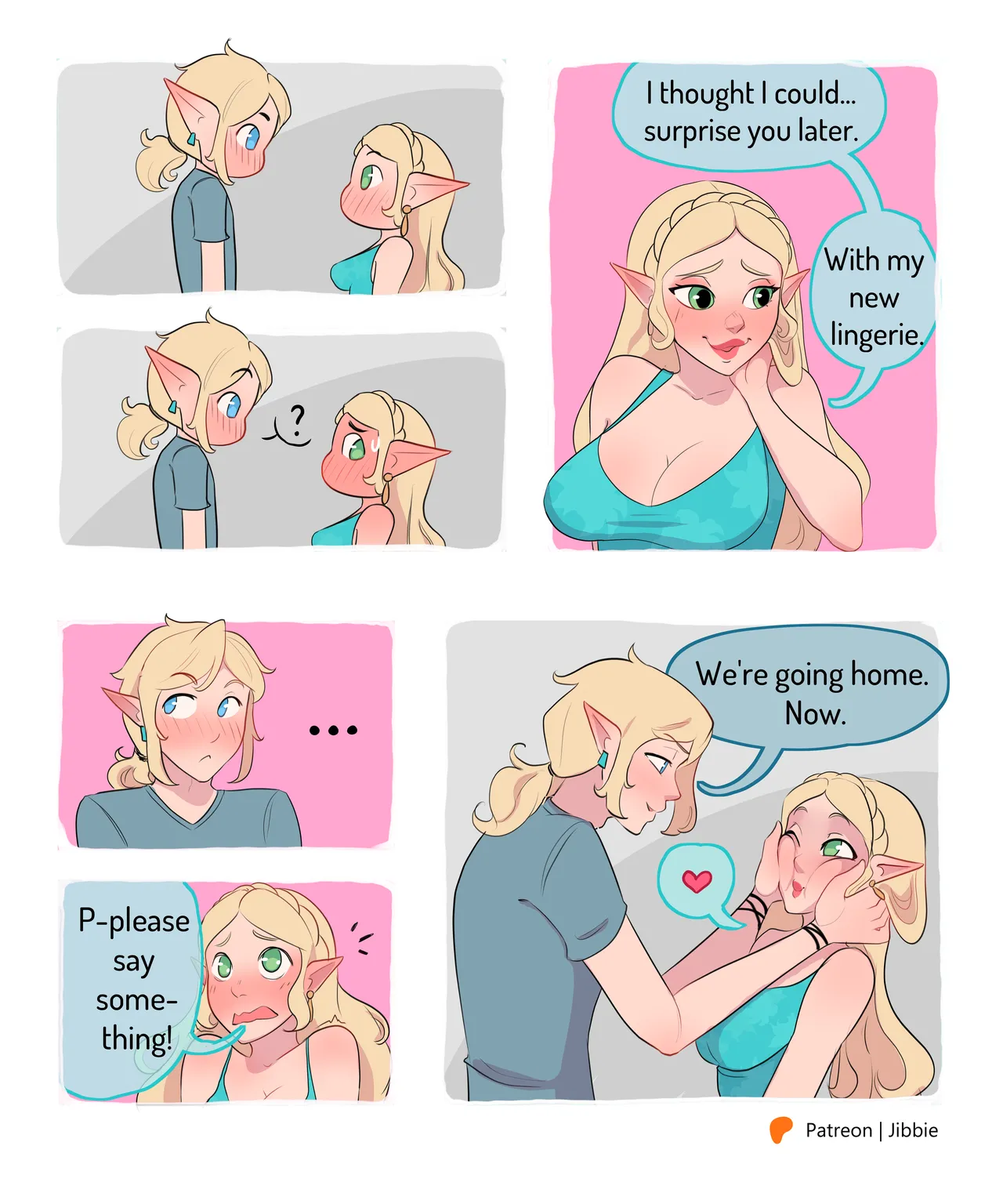 Zelda's Surprise porn comic picture 3