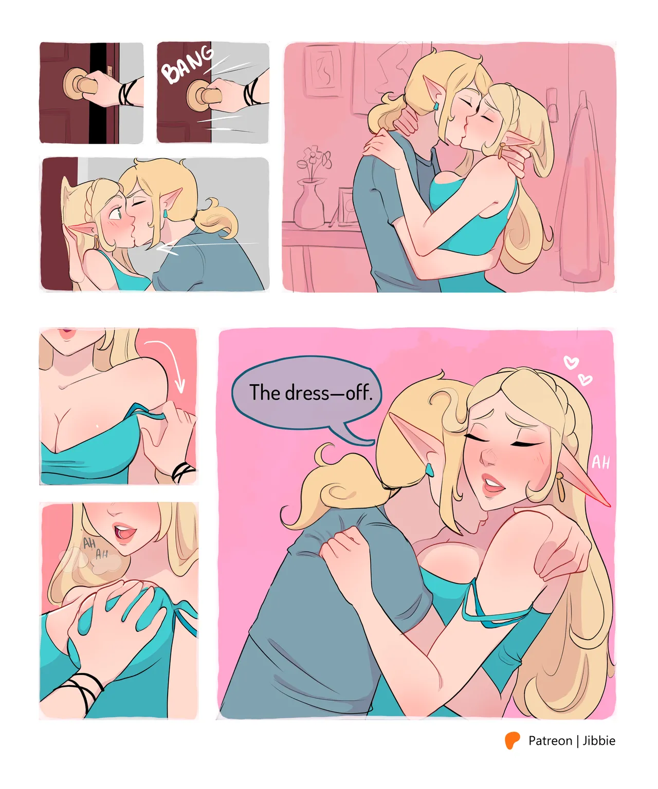 Zelda's Surprise porn comic picture 4