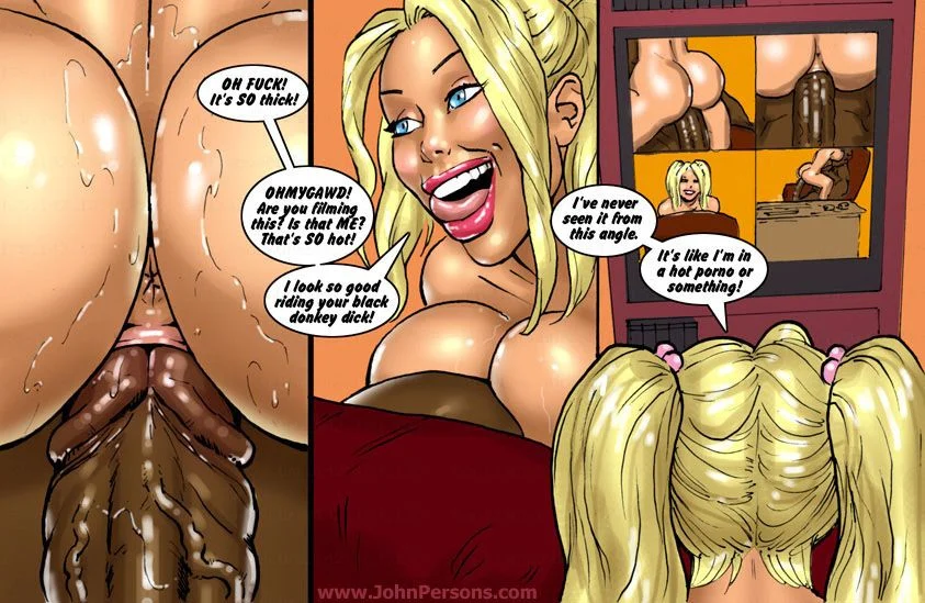 2 Hot Blondes Hunt For Big Black Cocks porn comic picture 50