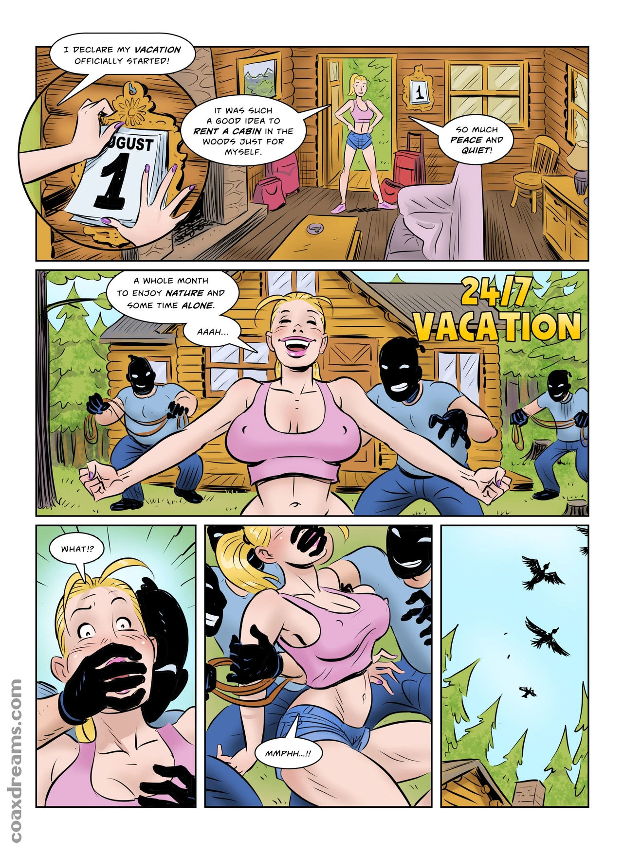24/7 vacation porn comic picture 1