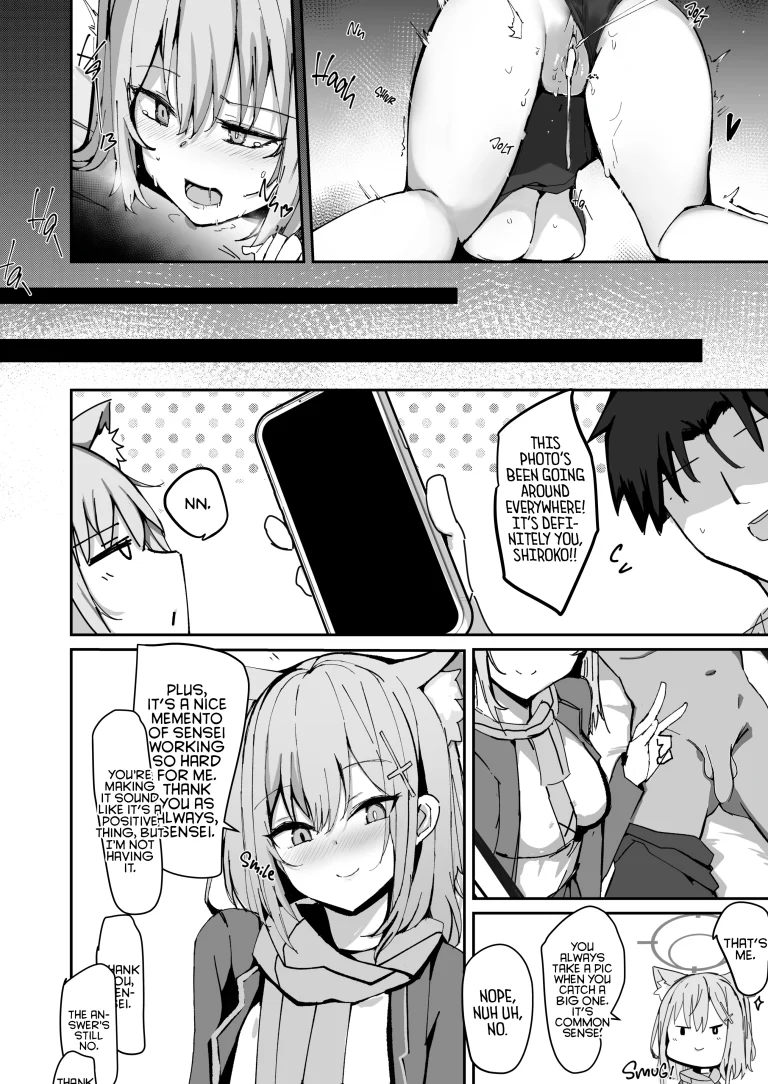 A Book Where I End Up Fucking Shiroko porn comic picture 22