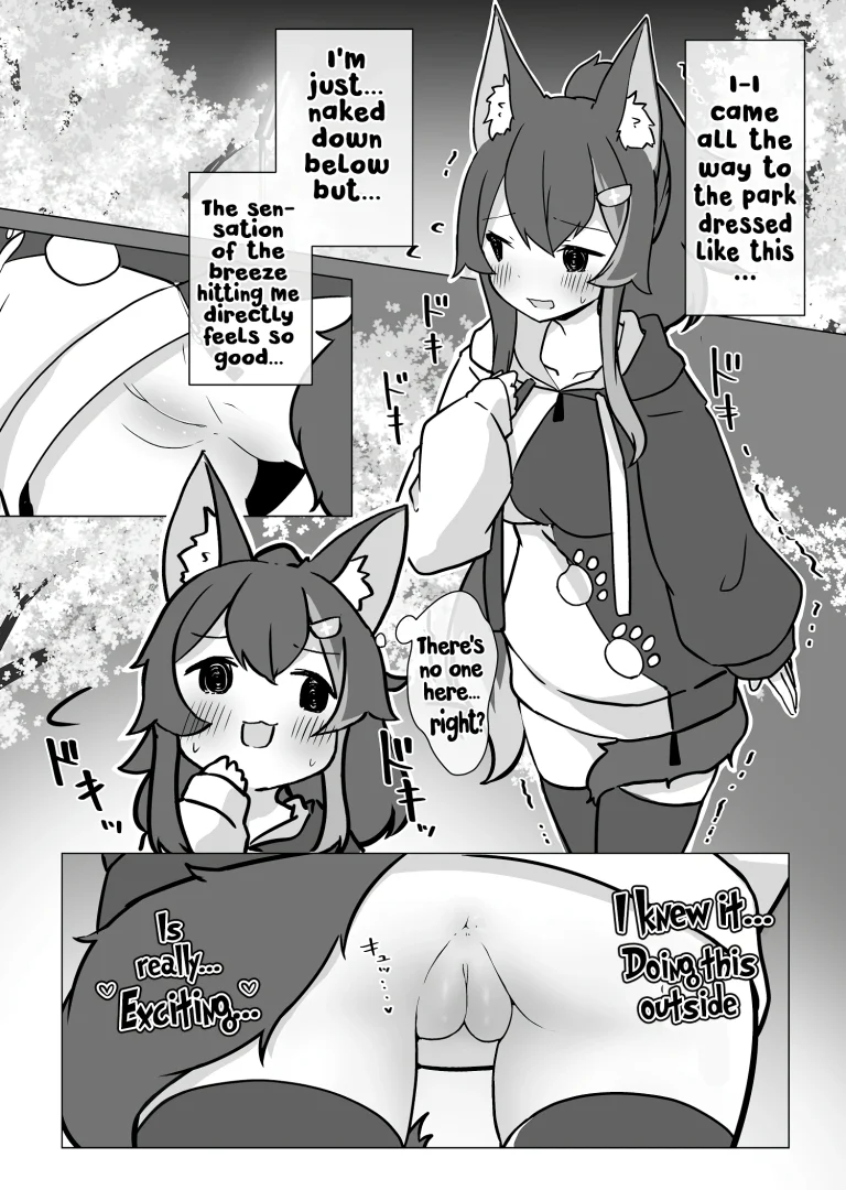 A Book Where Miosha Gets Naked Outside porn comic picture 10