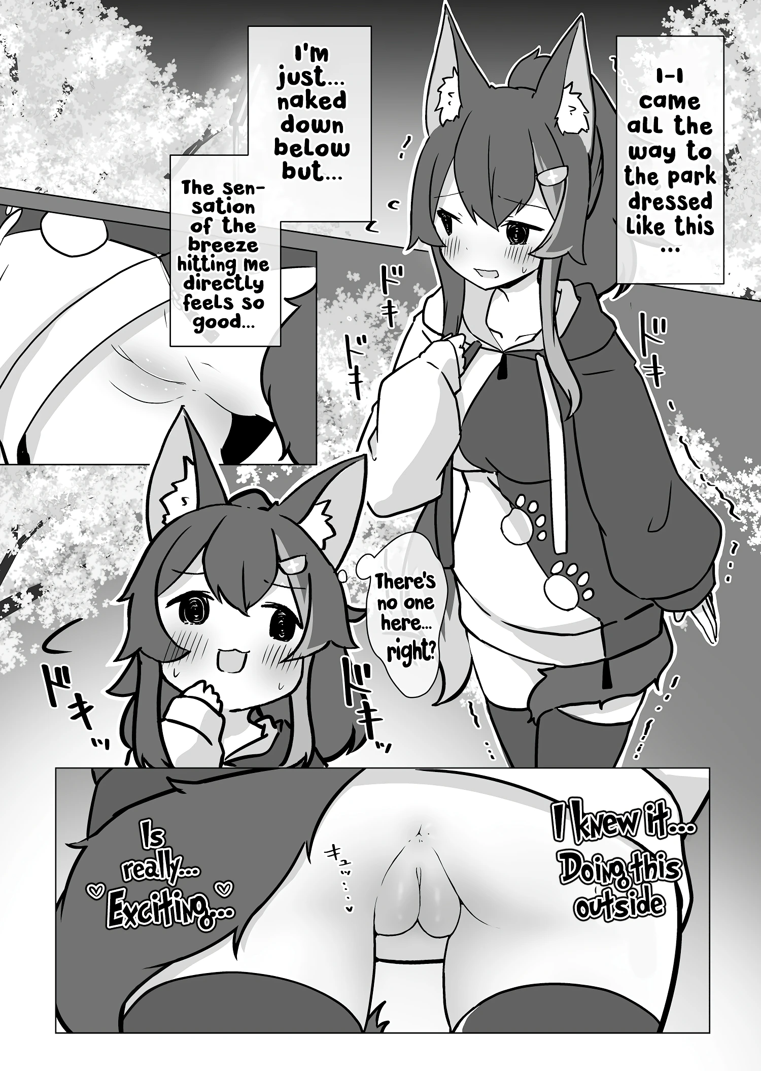 A Book Where Miosha Gets Naked Outside porn comic picture 10