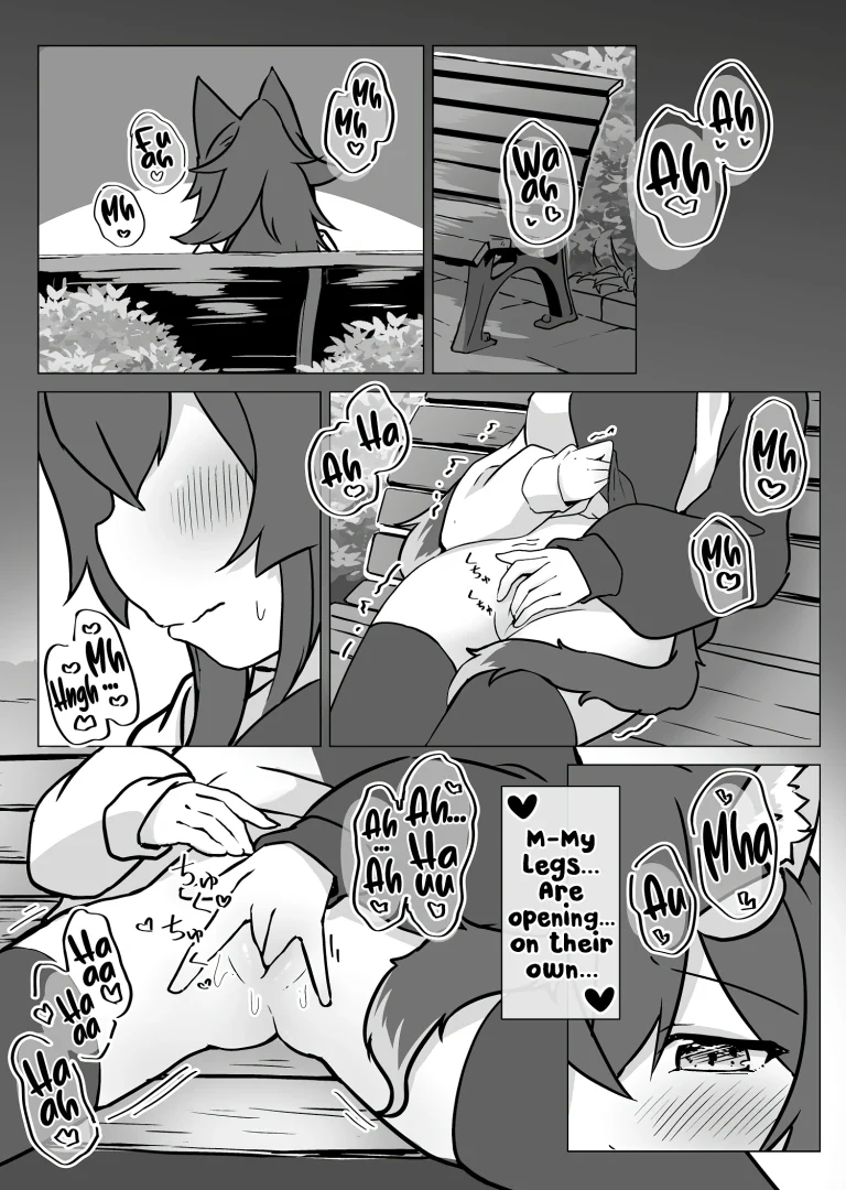 A Book Where Miosha Gets Naked Outside porn comic picture 11