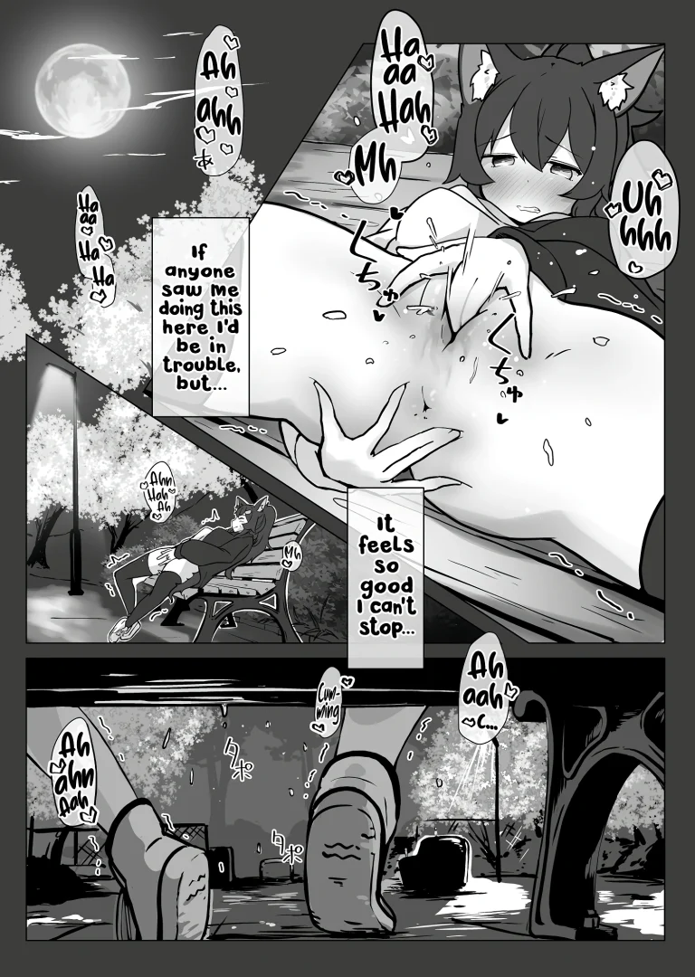 A Book Where Miosha Gets Naked Outside porn comic picture 12