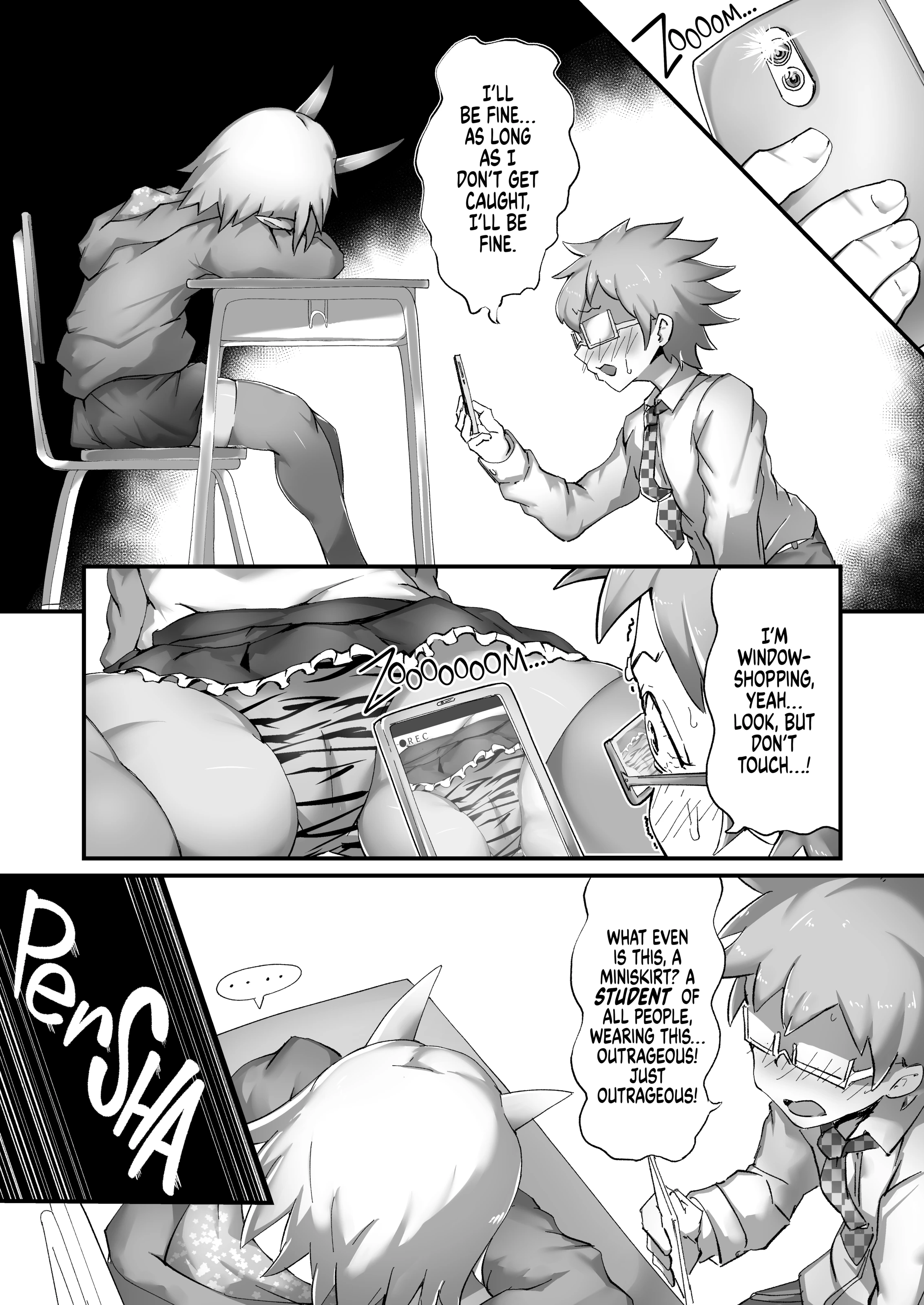 A Bratty Little Demon and Her Cherryboy Teacher porn comic picture 4