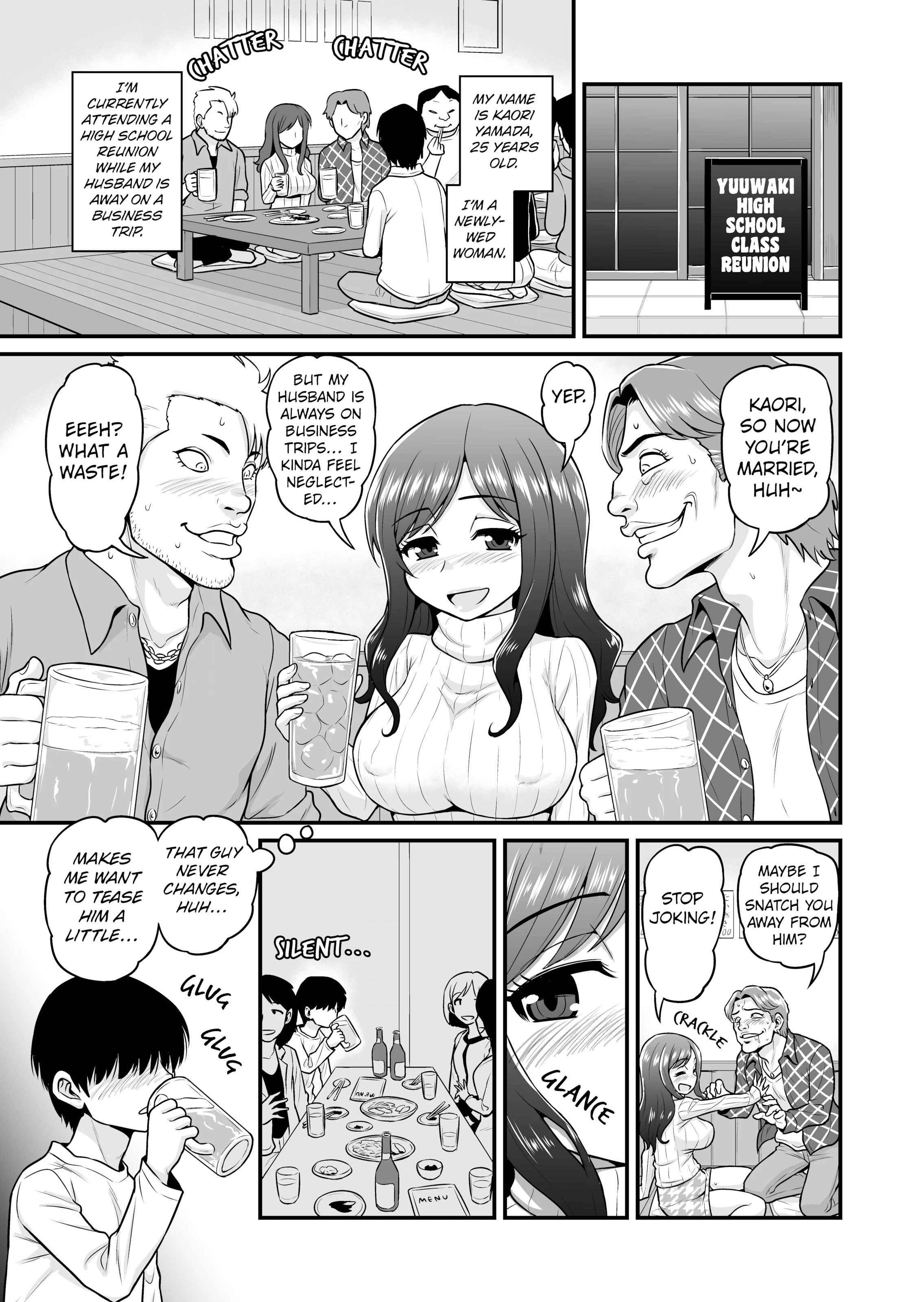 A Cheating Housewife's Raw Creampie porn comic picture 2