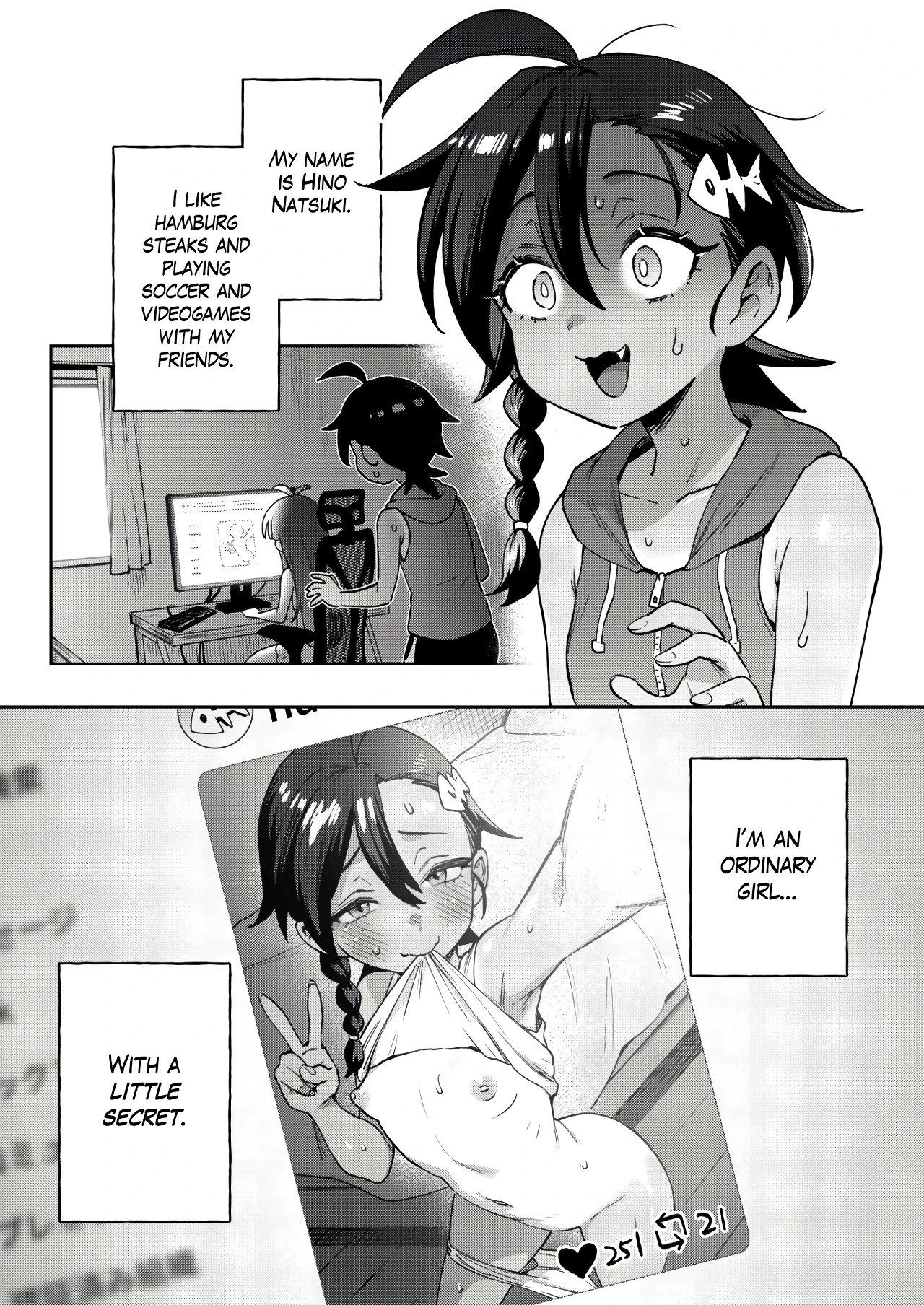A Gloomy Girl's Secret Adventure porn comic picture 4