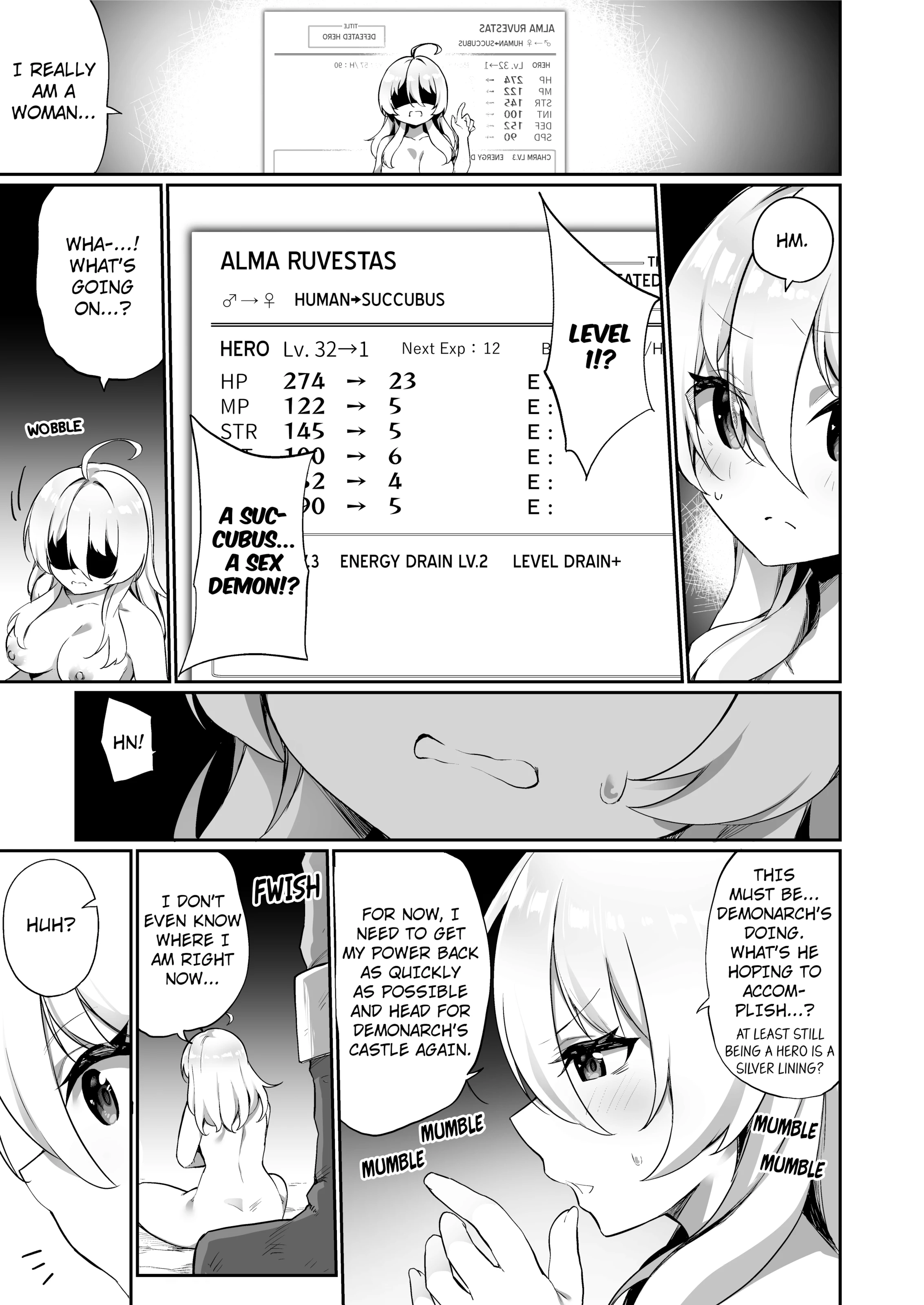 A Heros Rejoiceful Tale of Loss to the Devil and Life as a Succubus porn comic picture 4