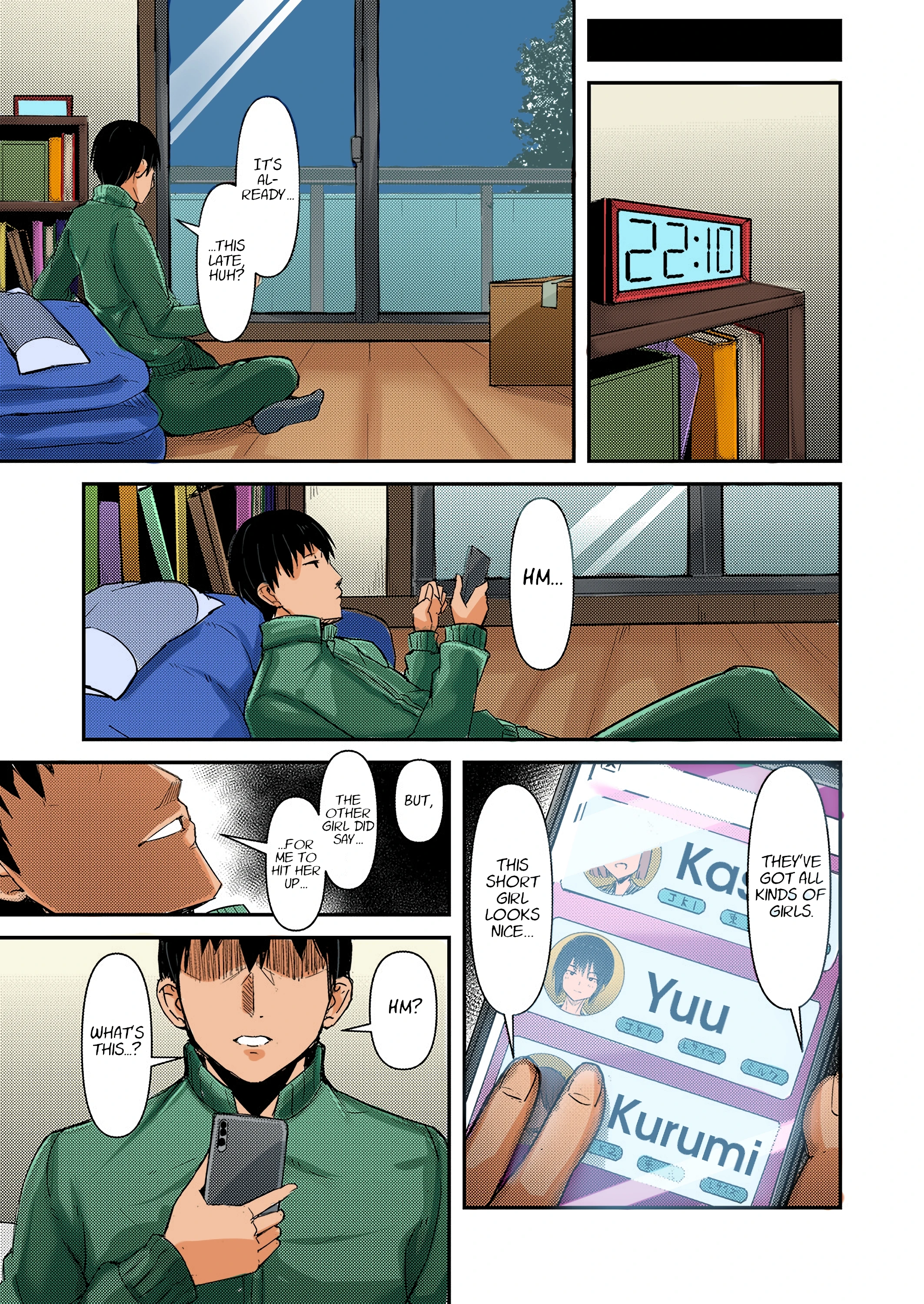 A Home Delivery App with High School Girls and Hidden Services porn comic picture 7