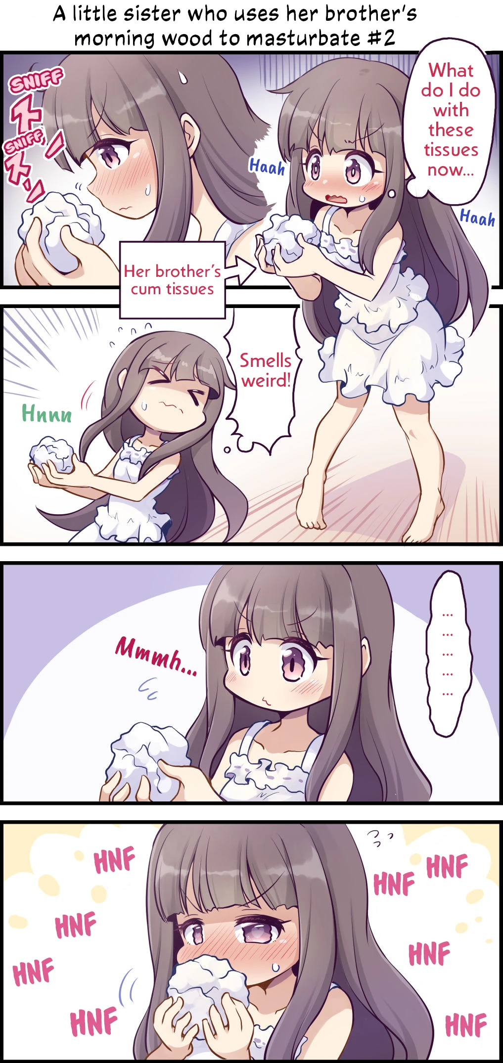 A Little Sister Who Tries to Be Sneaky About Using Her Big Brother to Masturbate porn comic picture 11