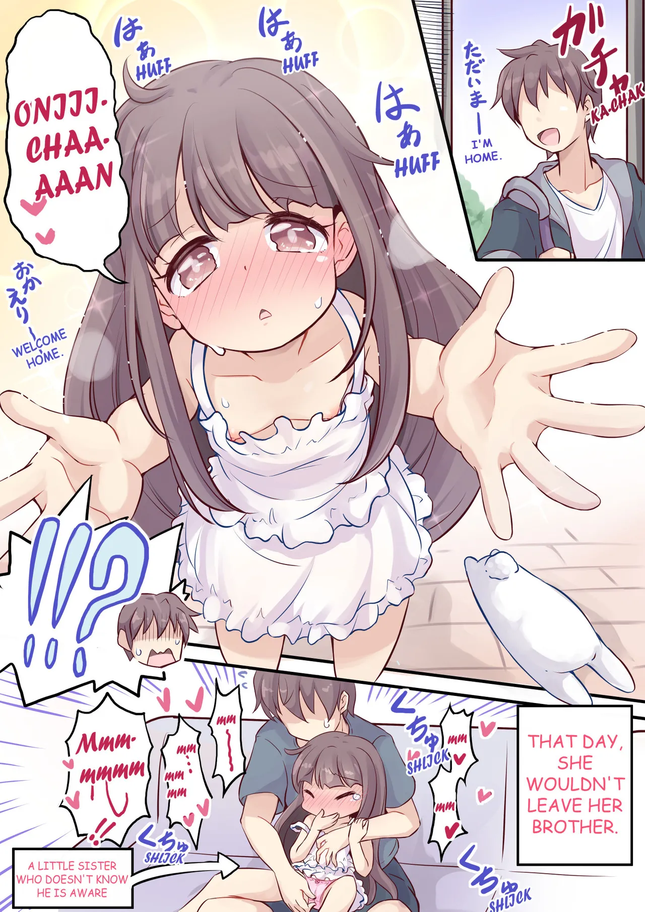 A Little Sister Who Tries to Be Sneaky About Using Her Big Brother to Masturbate porn comic picture 21