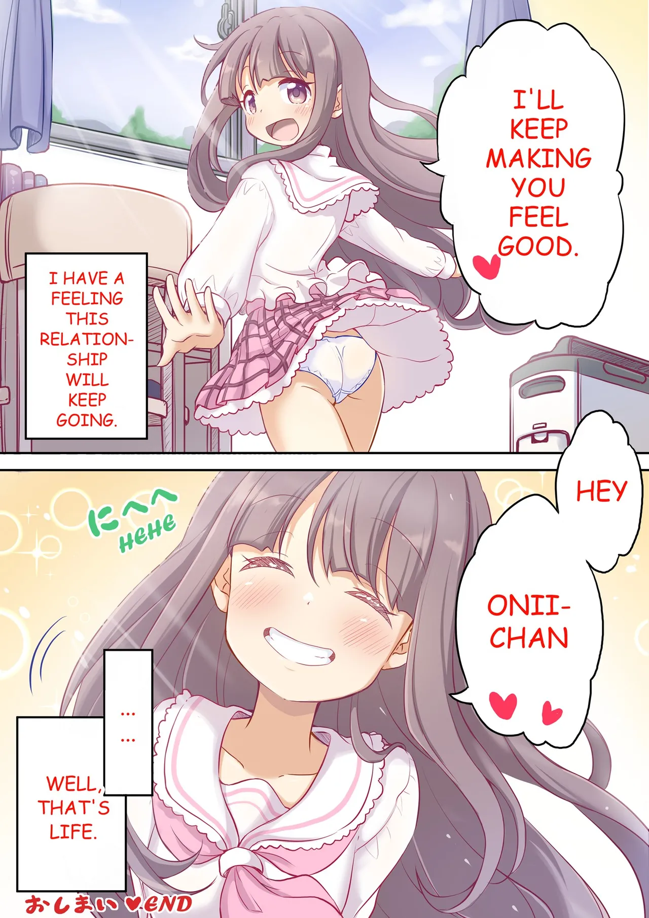A Little Sister Who Tries to Be Sneaky About Using Her Big Brother to Masturbate porn comic picture 56