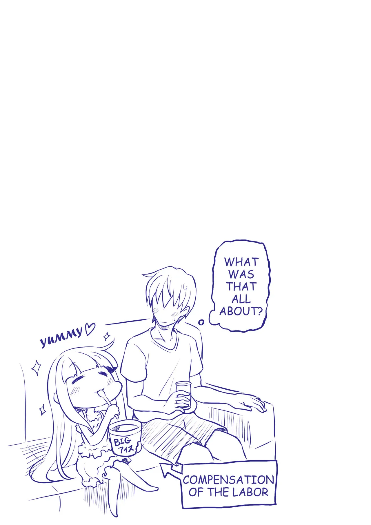 A Little Sister Who Tries to Be Sneaky About Using Her Big Brother to Masturbate porn comic picture 63