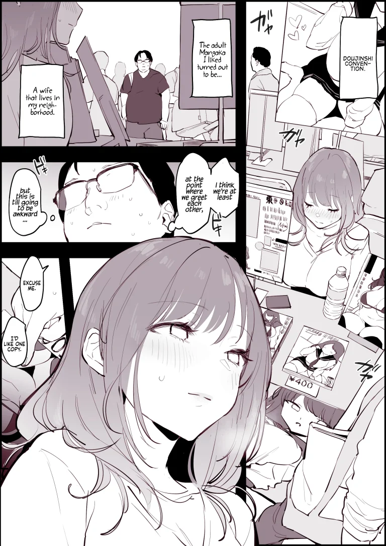 A Married Woman Who was Found by a Neighbor Participating in a Convention in Secret From Her Husband porn comic picture 1