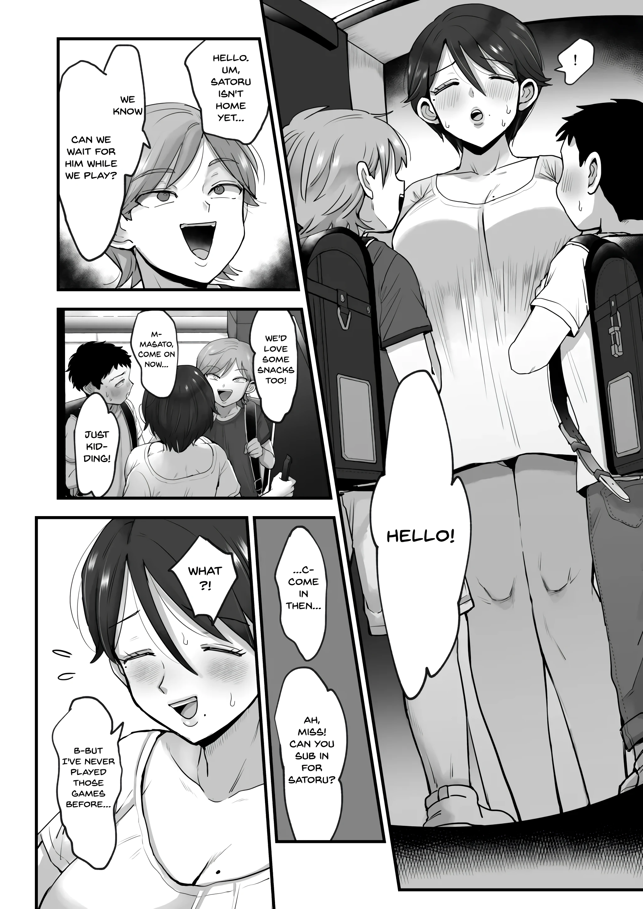 A Narrow-Eyed Gentle Big-Breasted Mama porn comic picture 11