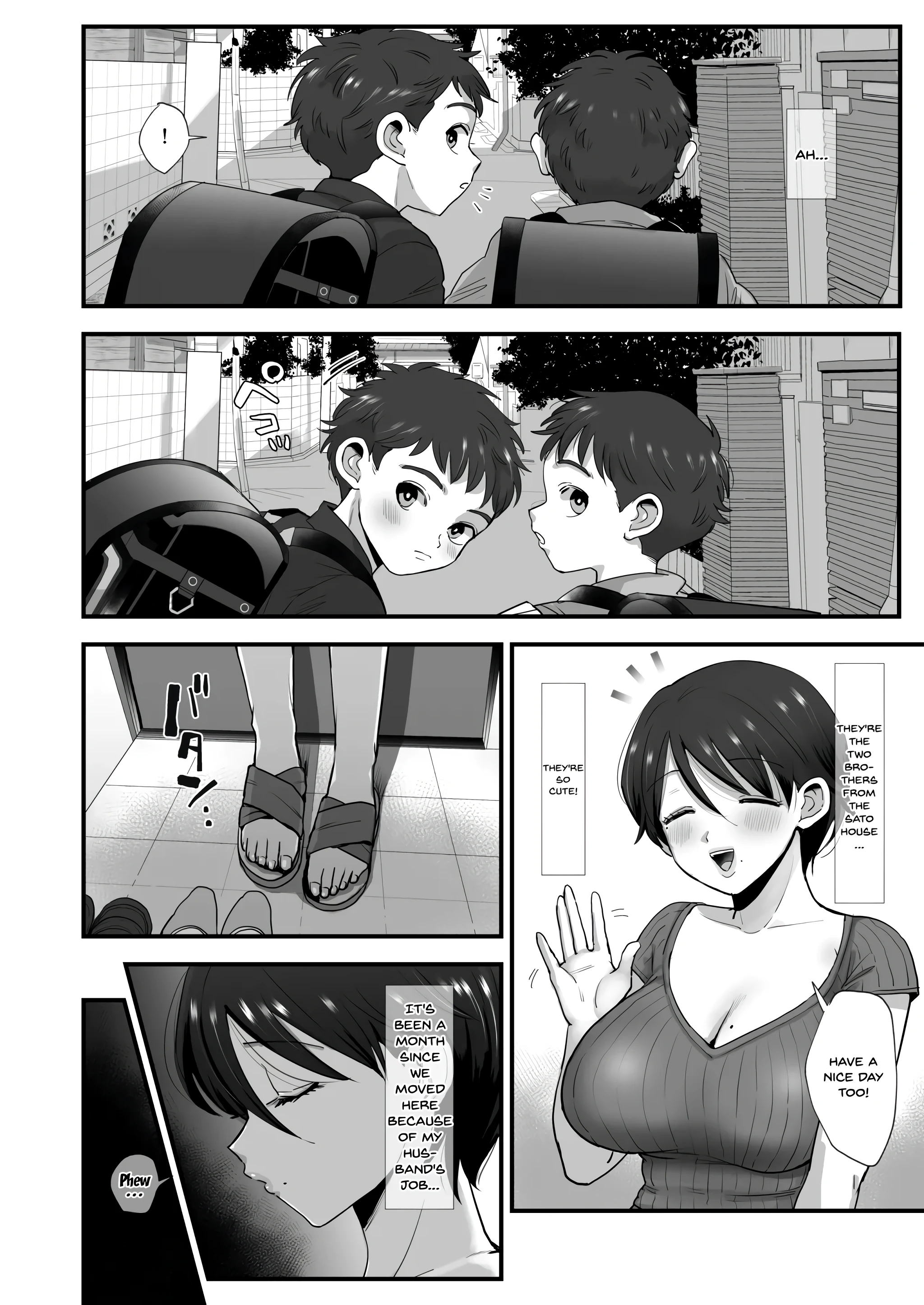 A Narrow-Eyed Gentle Big-Breasted Mama porn comic picture 3