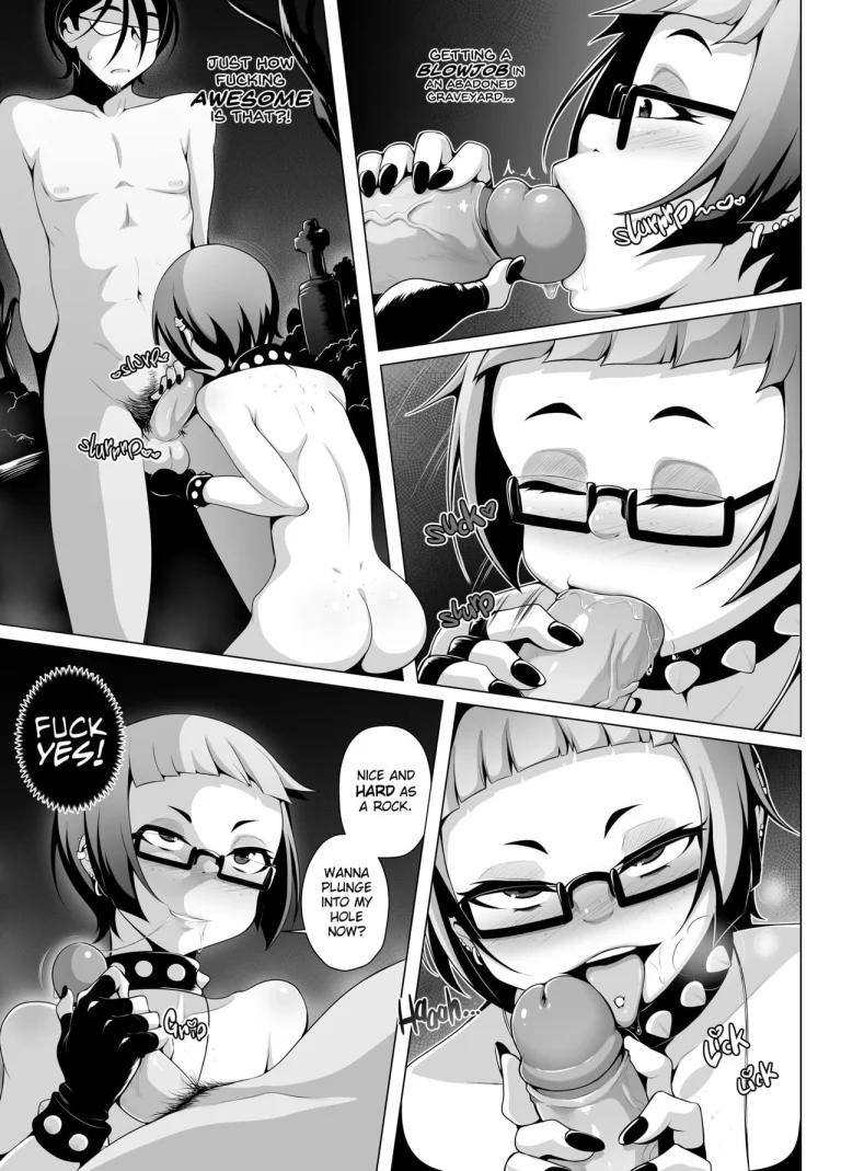 A Night on the Graveyard porn comic picture 11