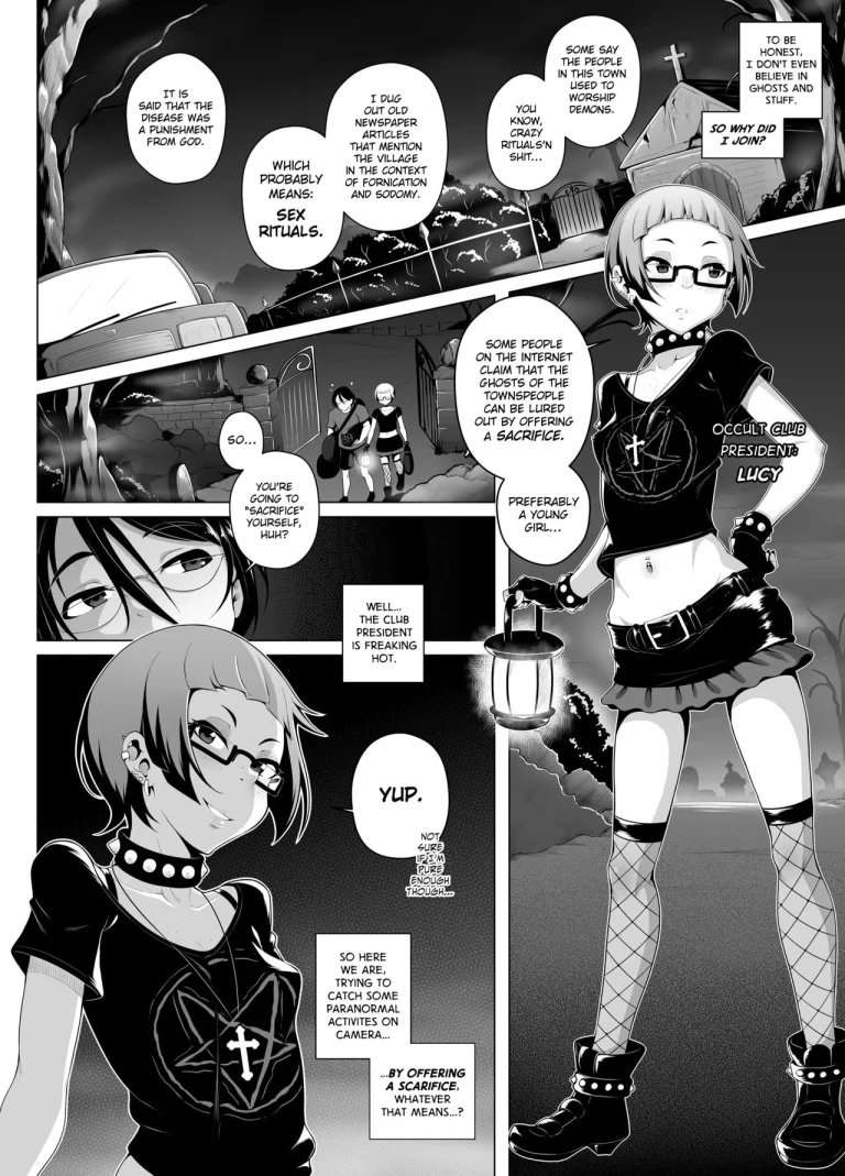 A Night on the Graveyard porn comic picture 4