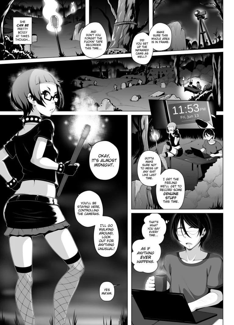 A Night on the Graveyard porn comic picture 5