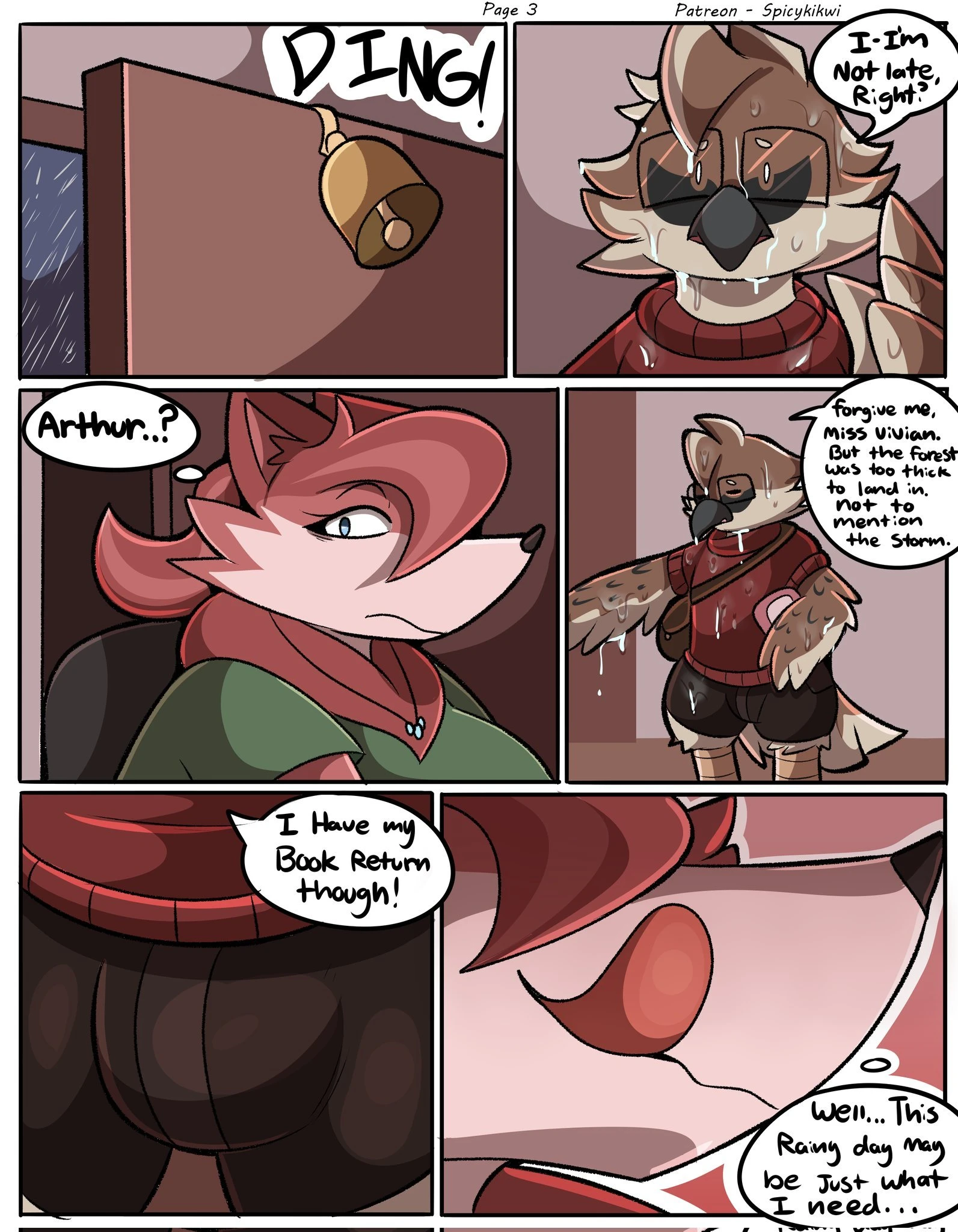 A Night Overdue porn comic picture 4