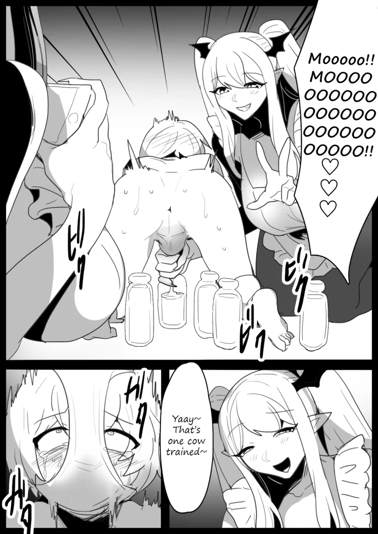 A story about a law being passed, where anyone who harms a woman gets sent to a Succubus farm! porn comic picture 14
