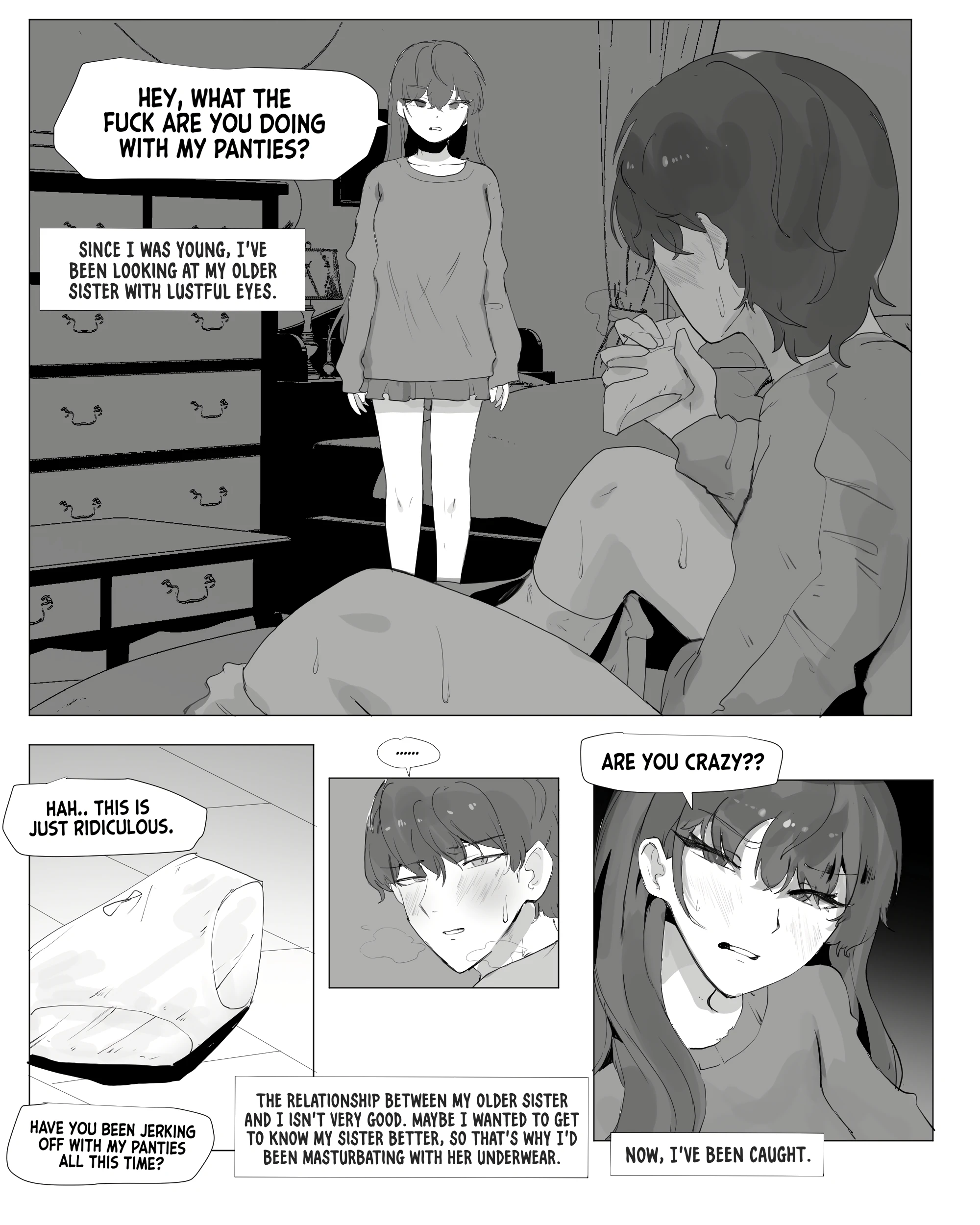 A Story About Getting Trained By My Older Sister porn comic picture 2