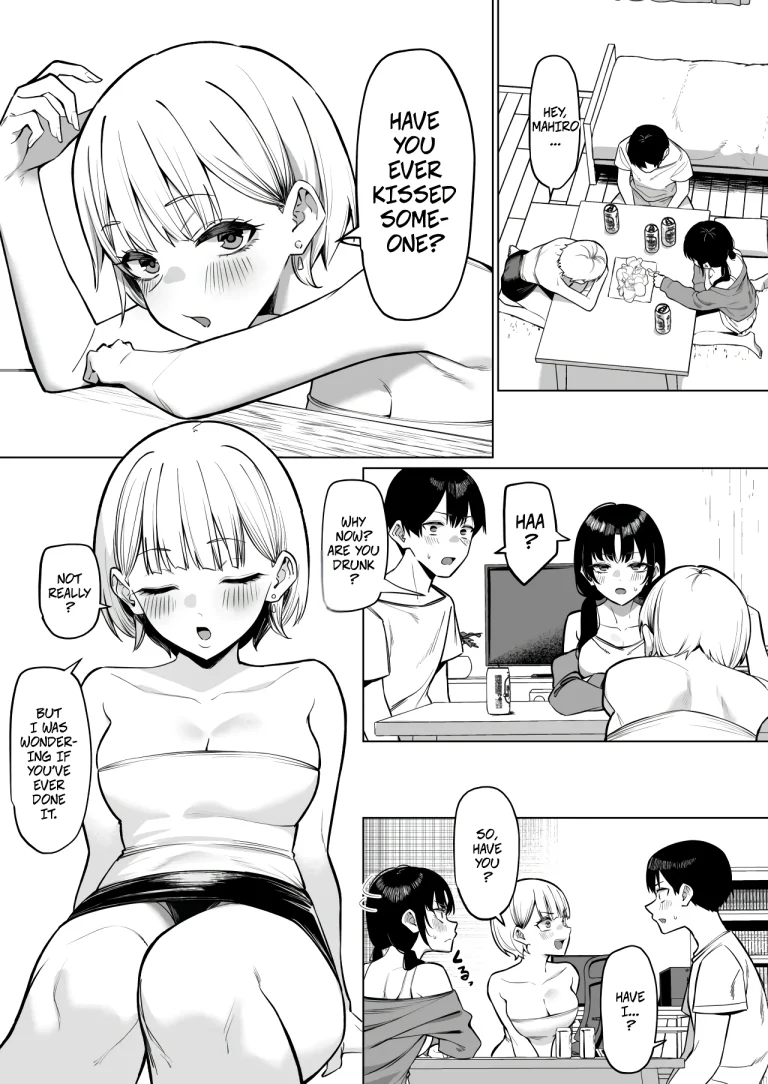 A Story About Kissing 2 Female Friends porn comic picture 2