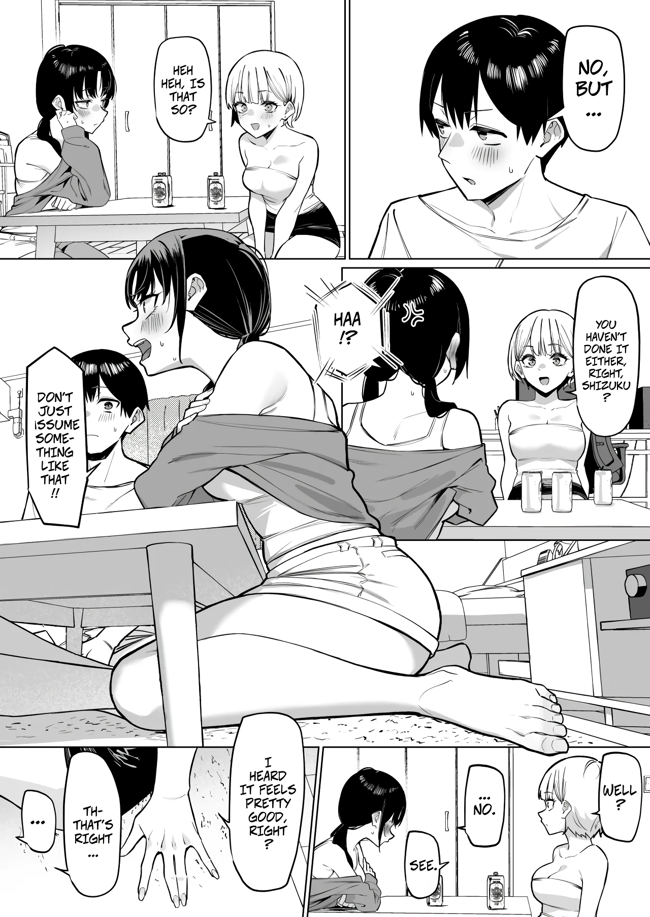 A Story About Kissing 2 Female Friends porn comic picture 3