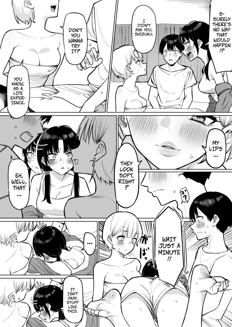 A Story About Kissing 2 Female Friends porn comic picture 5