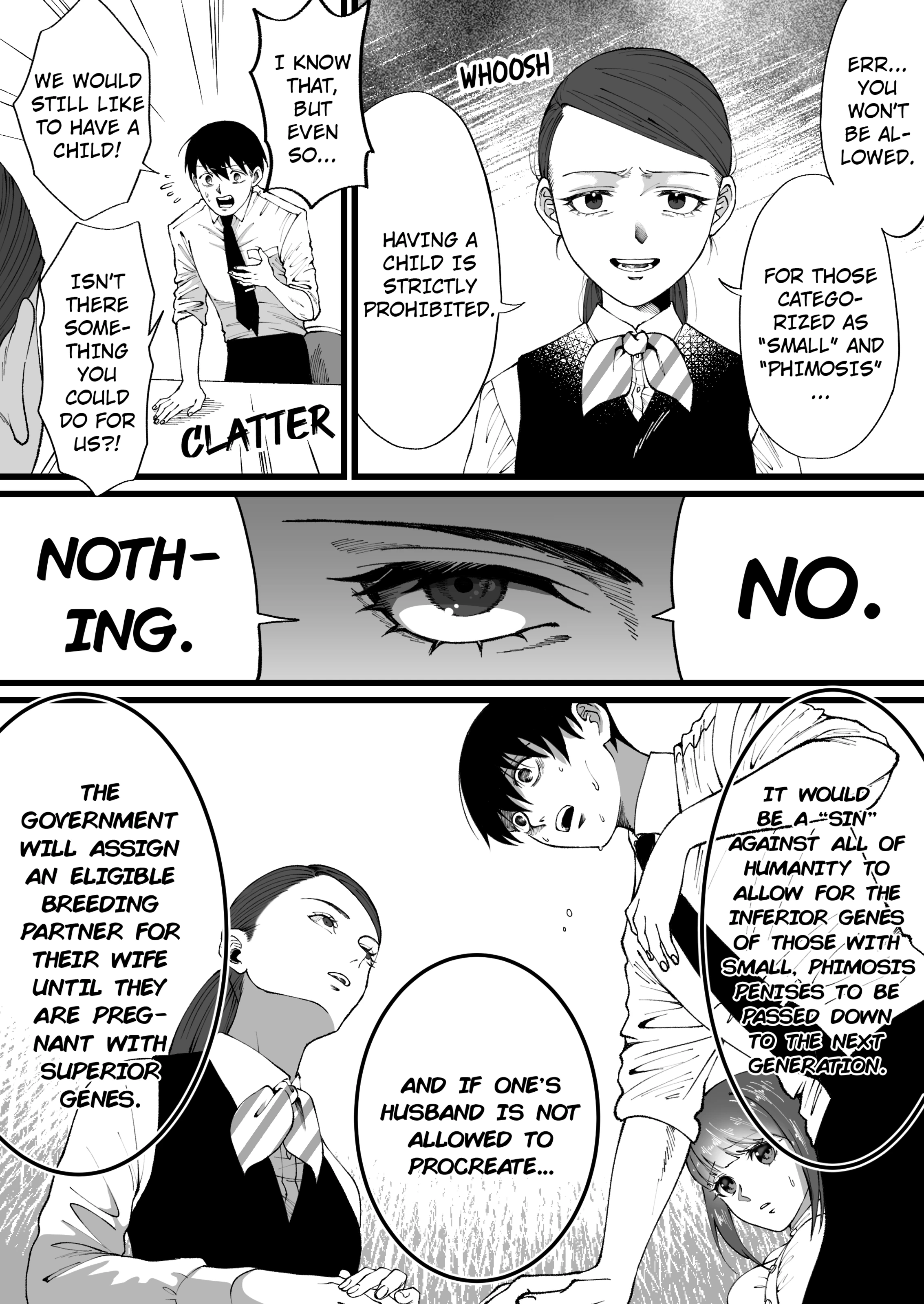 A World Where Small, Phimosis Cocks Are Hated porn comic picture 3