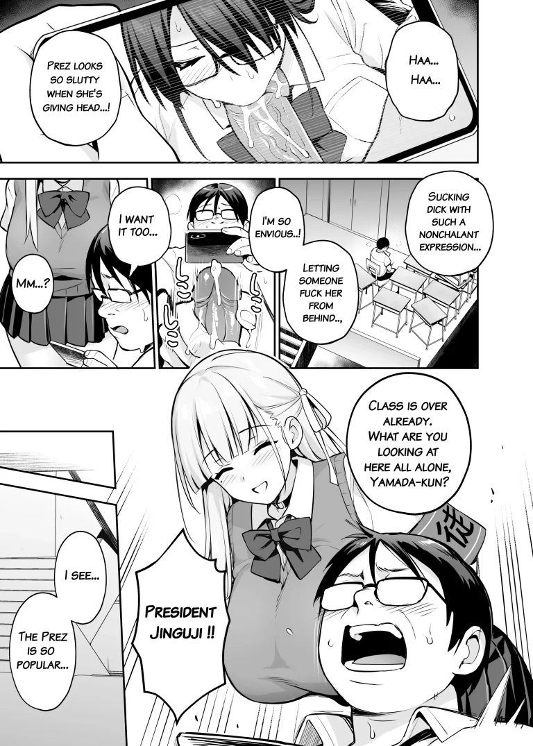 About the Beloved Student President's Huge Tits 2 porn comic picture 22