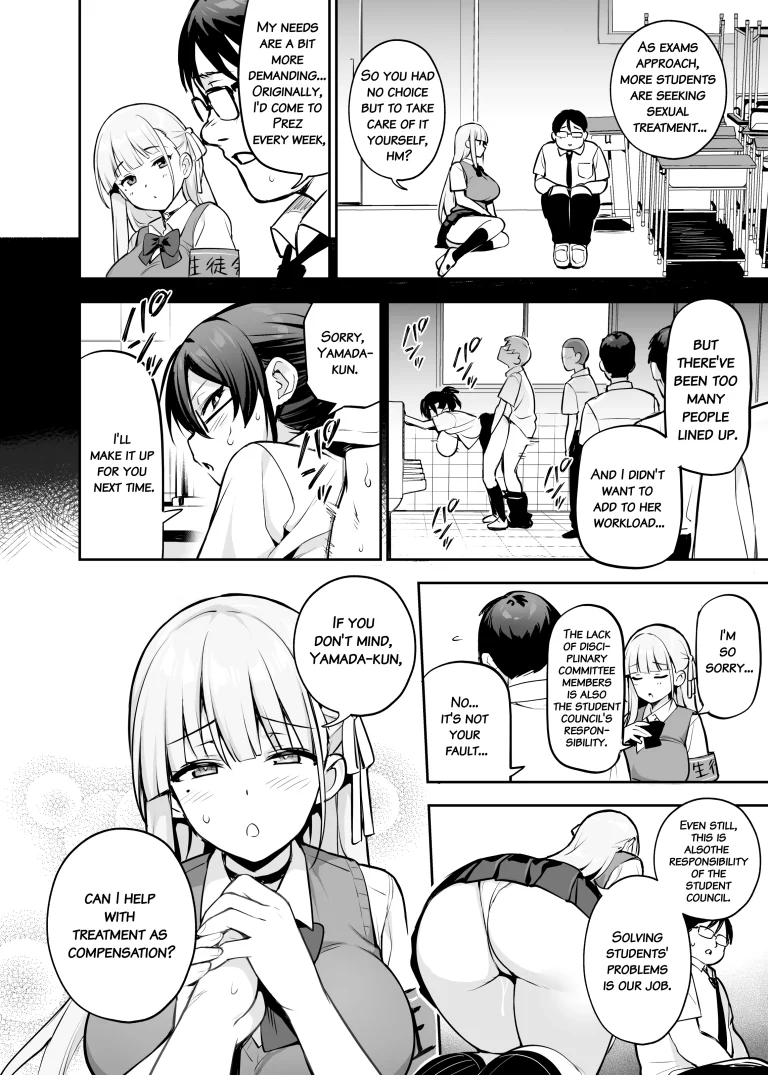About the Beloved Student President's Huge Tits 2 porn comic picture 23