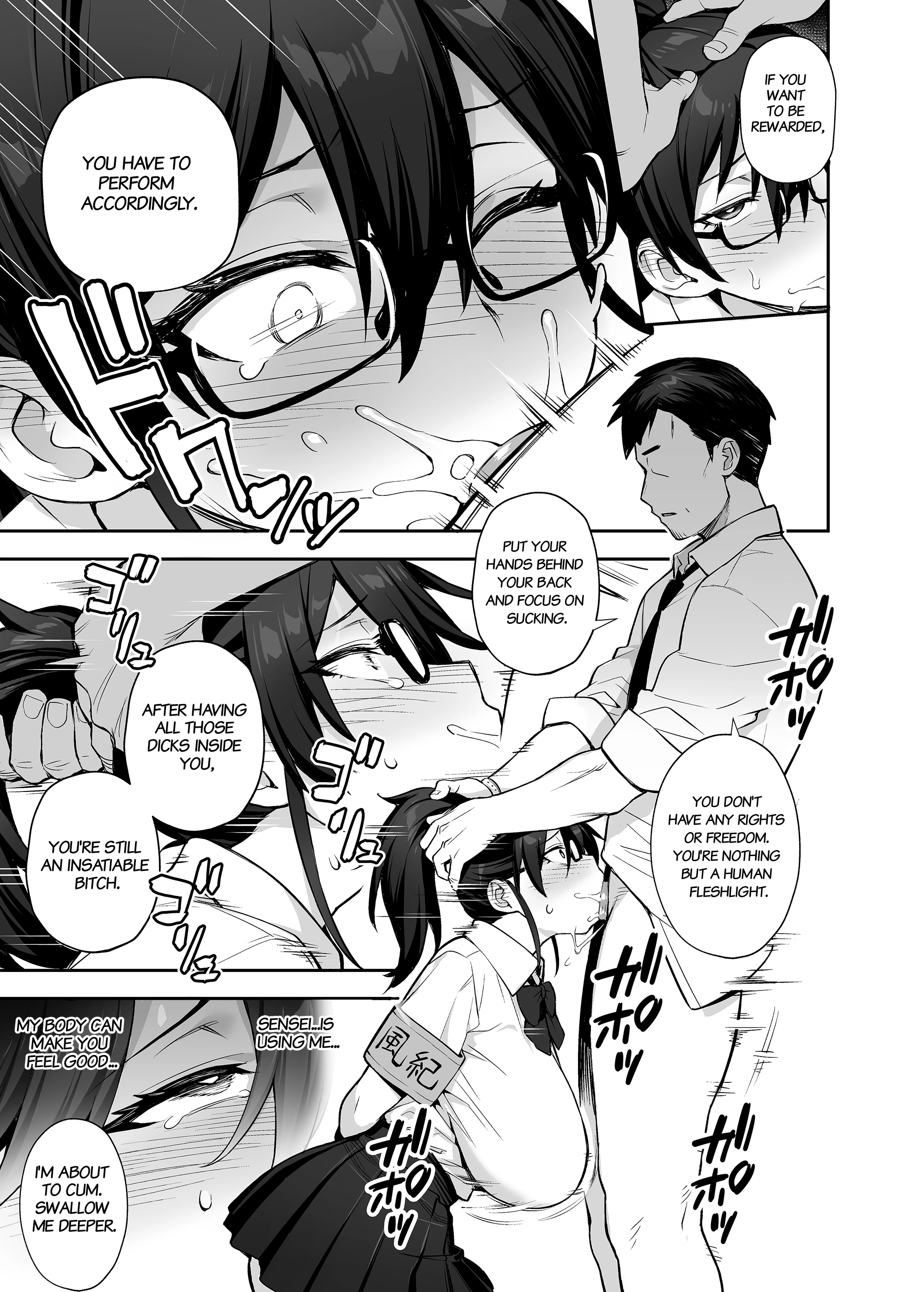 About the New President of the Disciplinary Committee's Huge Tits 2 porn comic picture 20