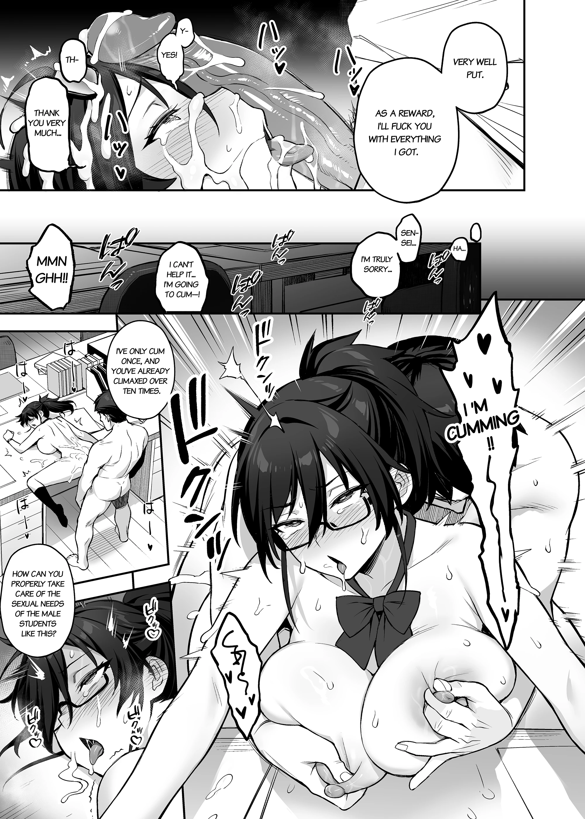 About the New President of the Disciplinary Committee's Huge Tits 2 porn comic picture 22