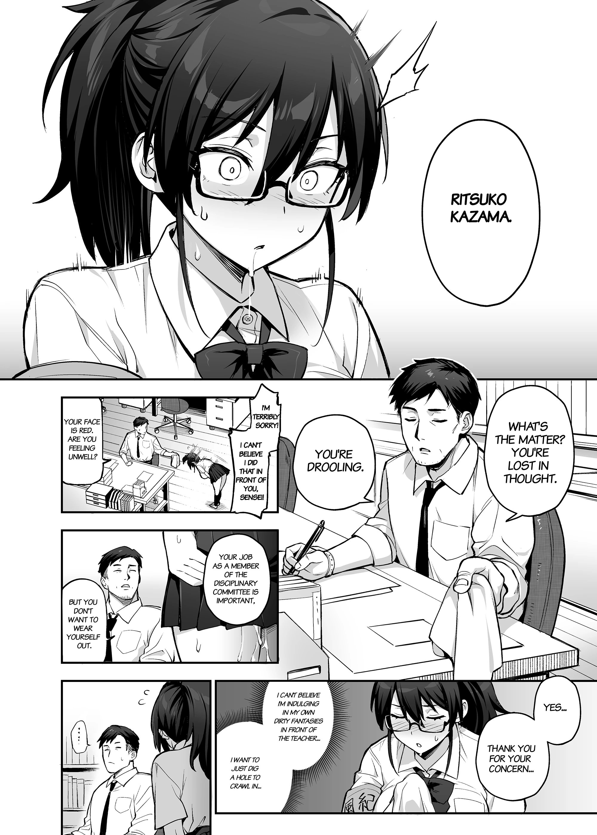 About the New President of the Disciplinary Committee's Huge Tits 2 porn comic picture 27