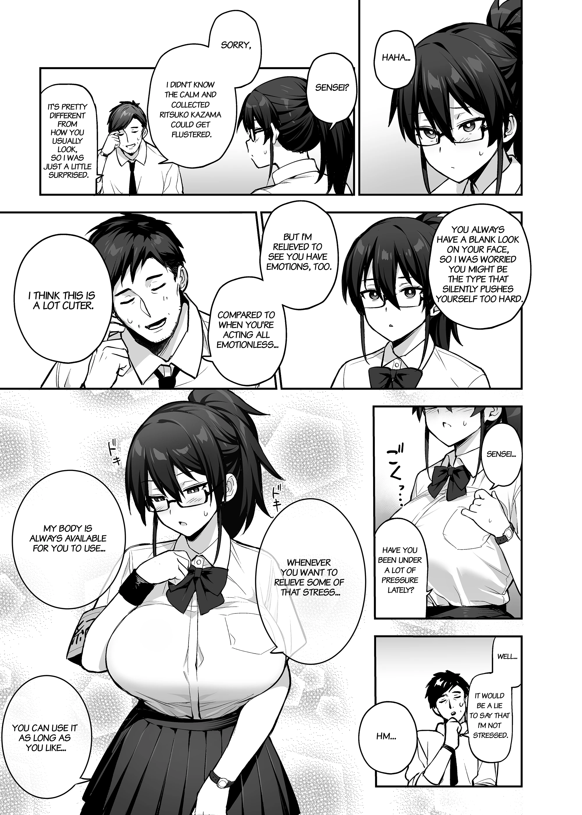 About the New President of the Disciplinary Committee's Huge Tits 2 porn comic picture 28