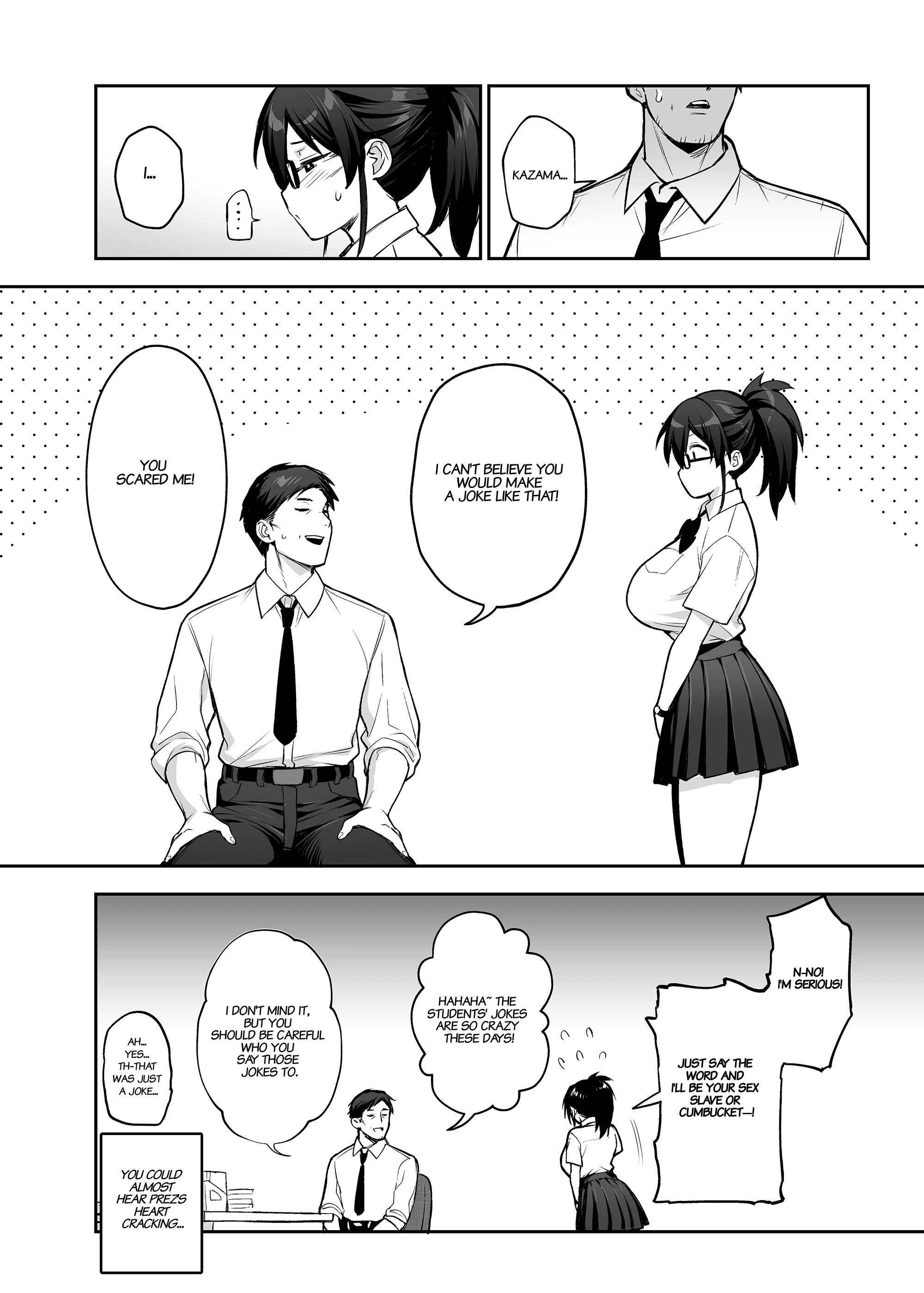 About the New President of the Disciplinary Committee's Huge Tits 2 porn comic picture 29