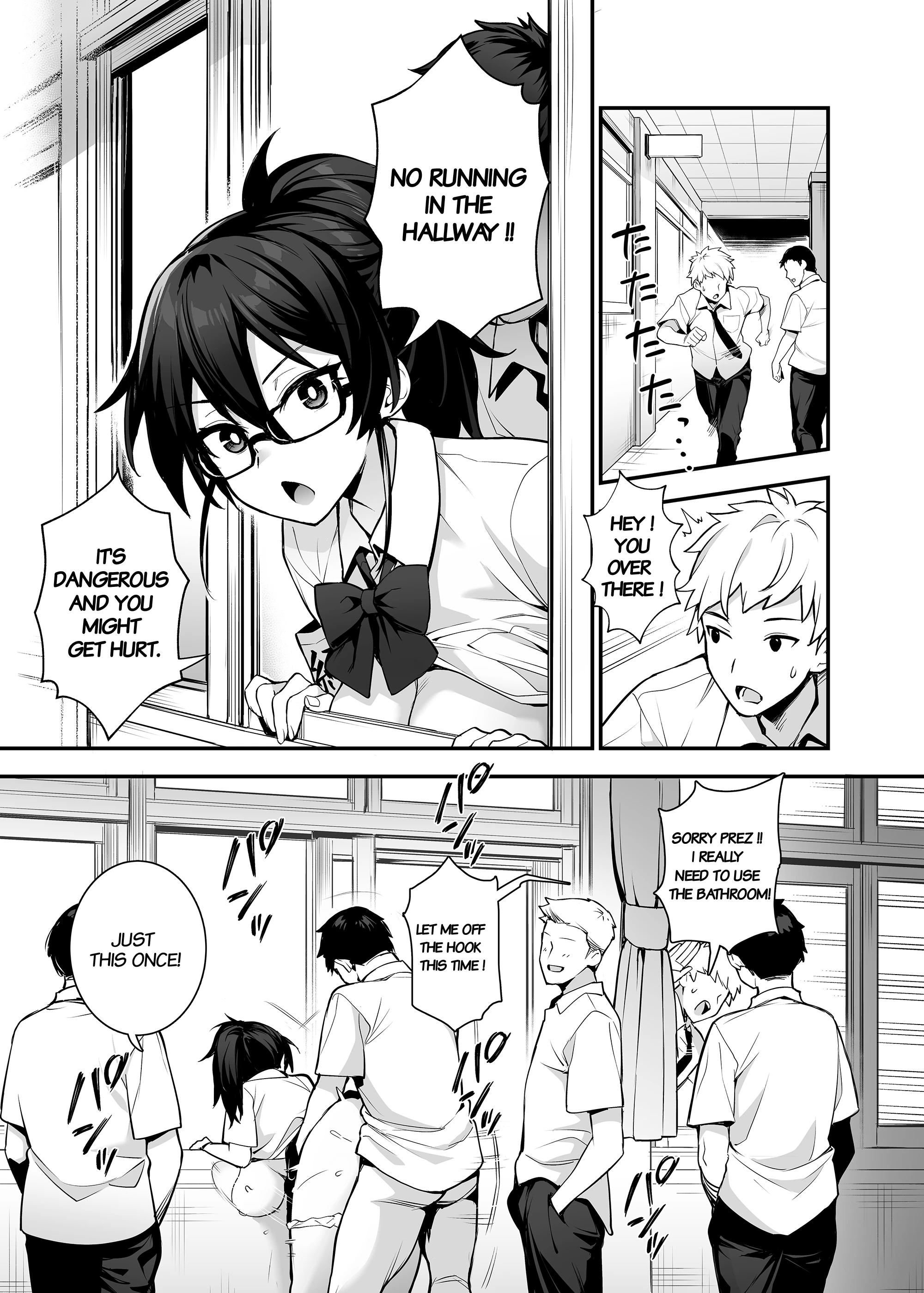 About the New President of the Disciplinary Committee's Huge Tits 2 porn comic picture 3