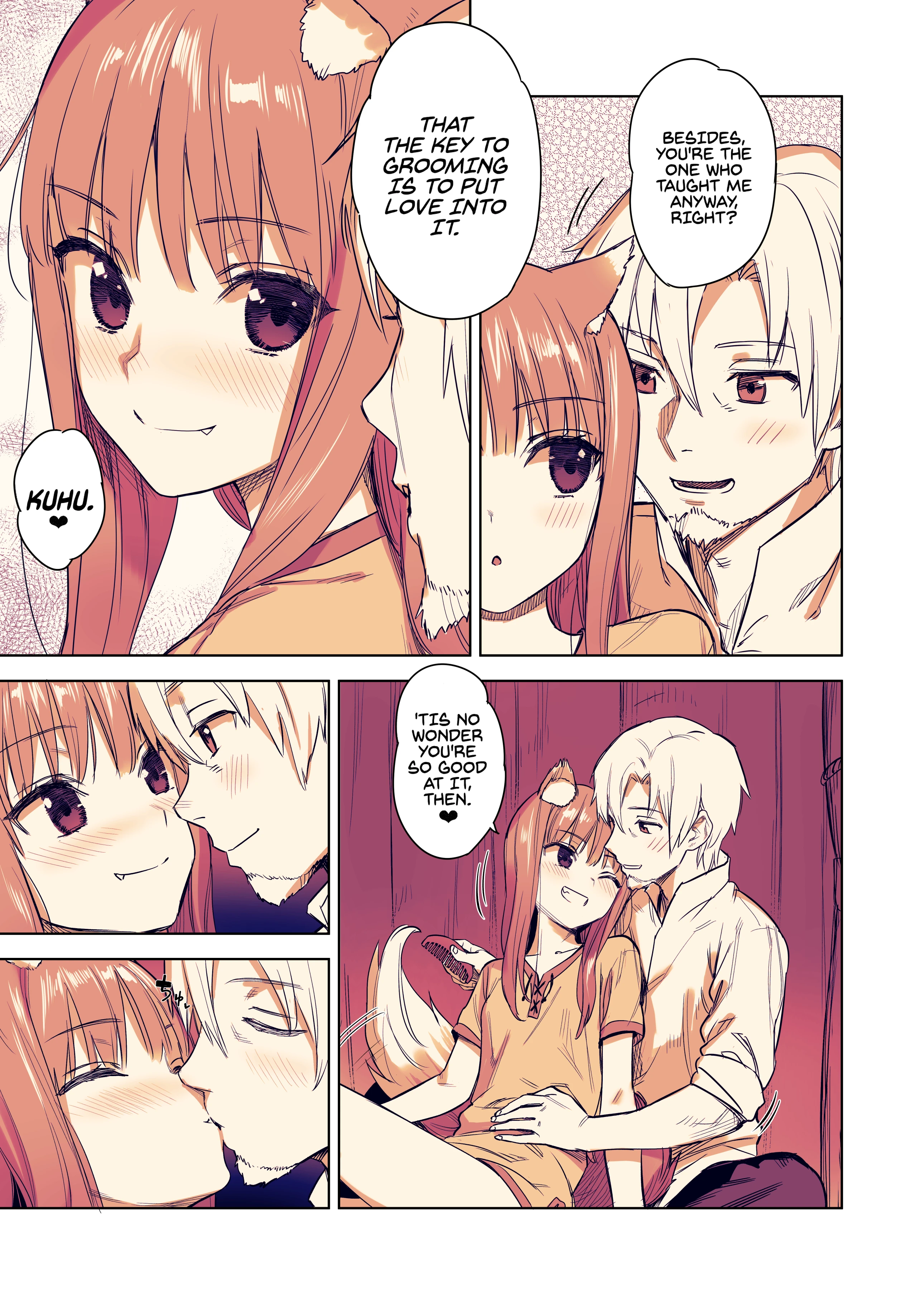 Affectionate Grooming With Me porn comic picture 3