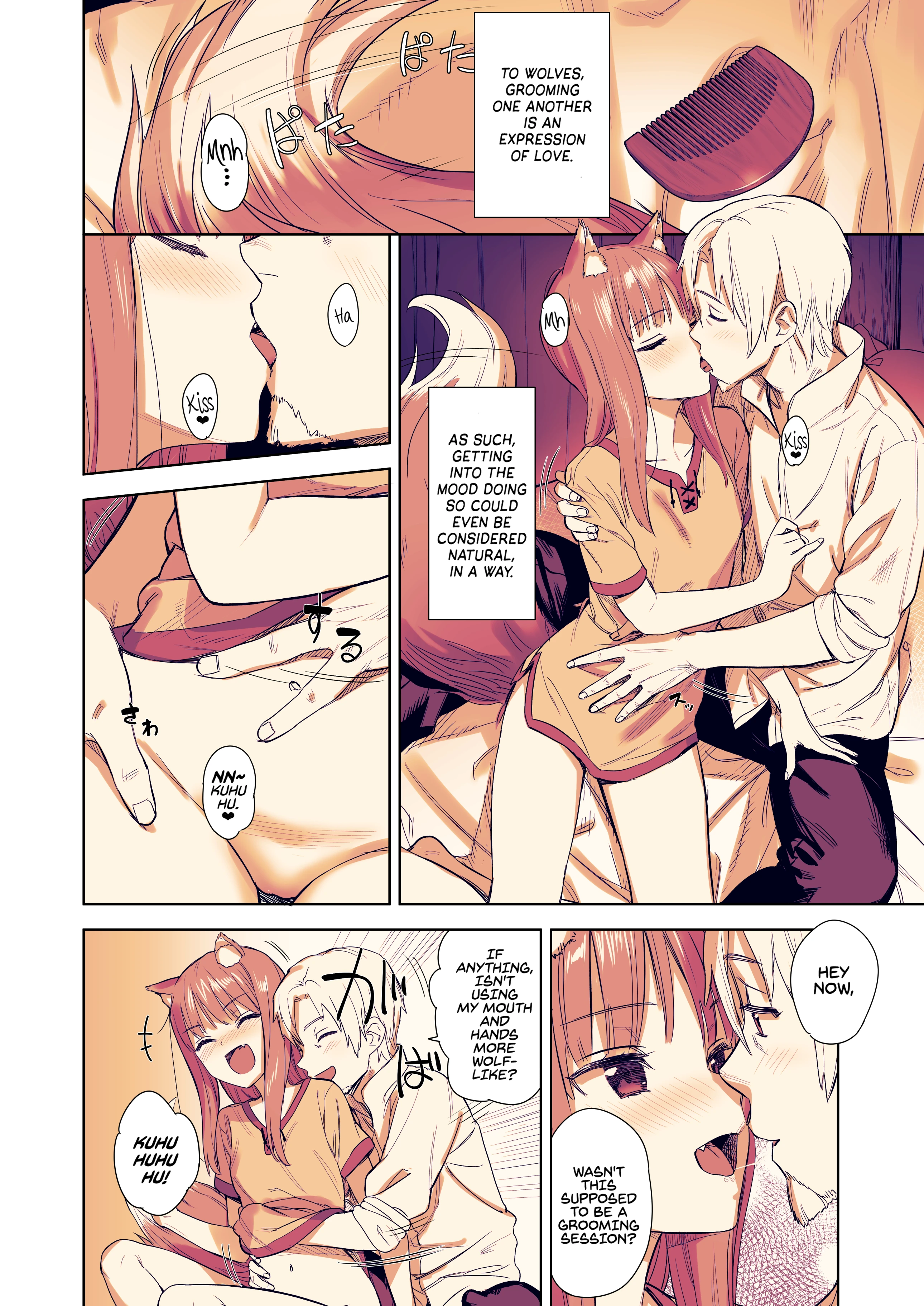 Affectionate Grooming With Me porn comic picture 4
