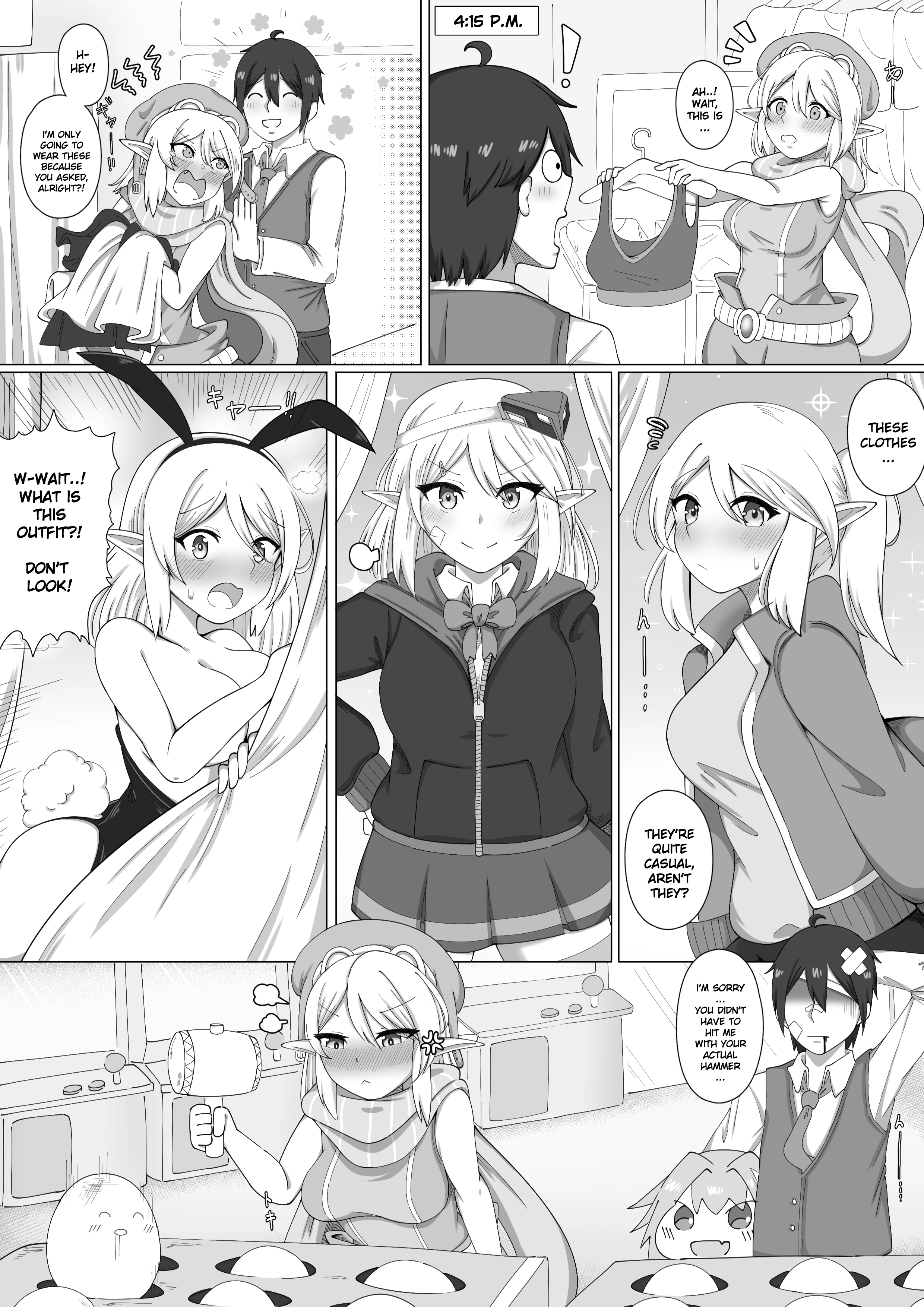 Affinity Loleta - The Steel Elf's Day Off porn comic picture 5