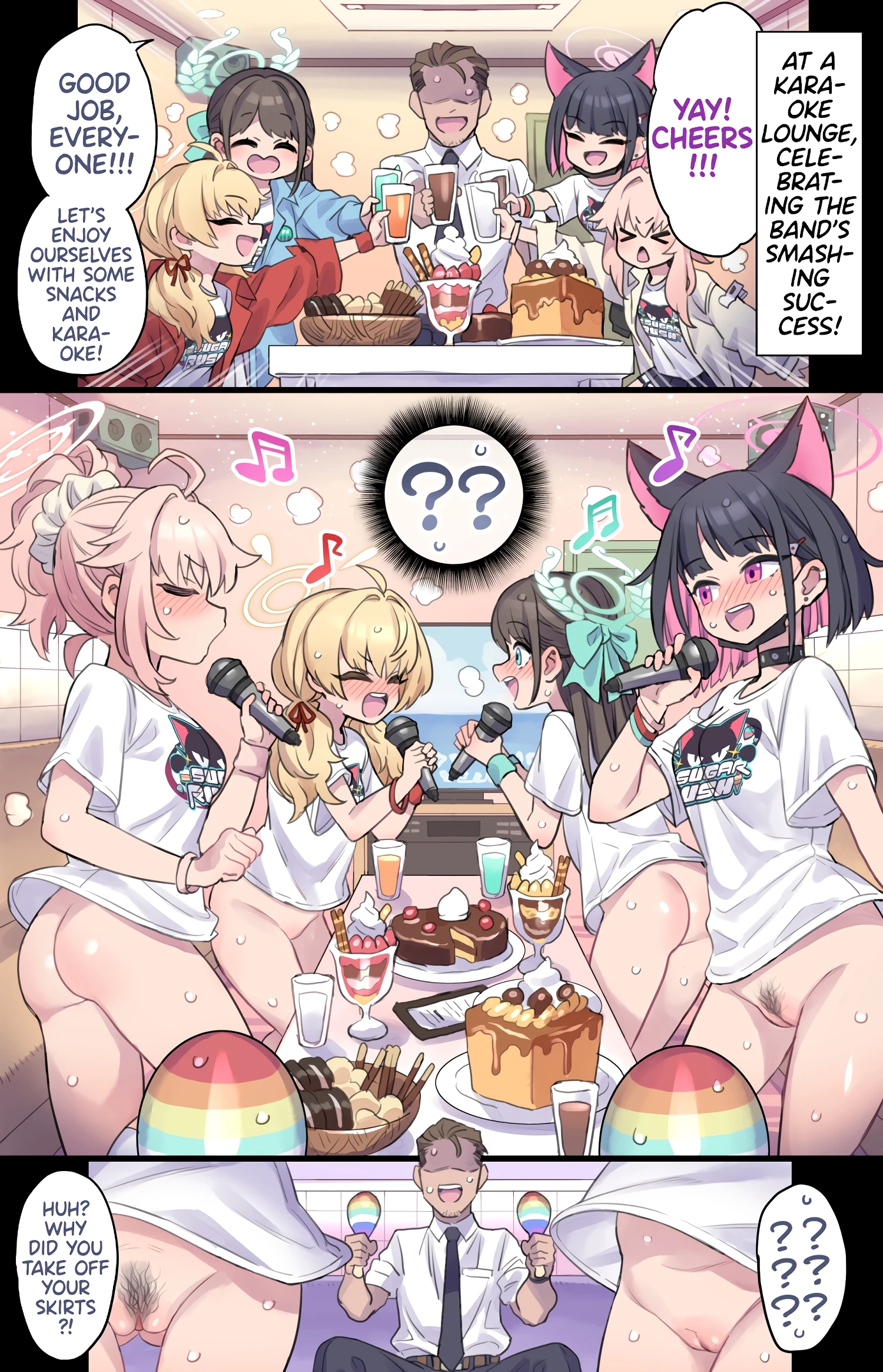 After-School Sweets Club's Snack Time! porn comic picture 1