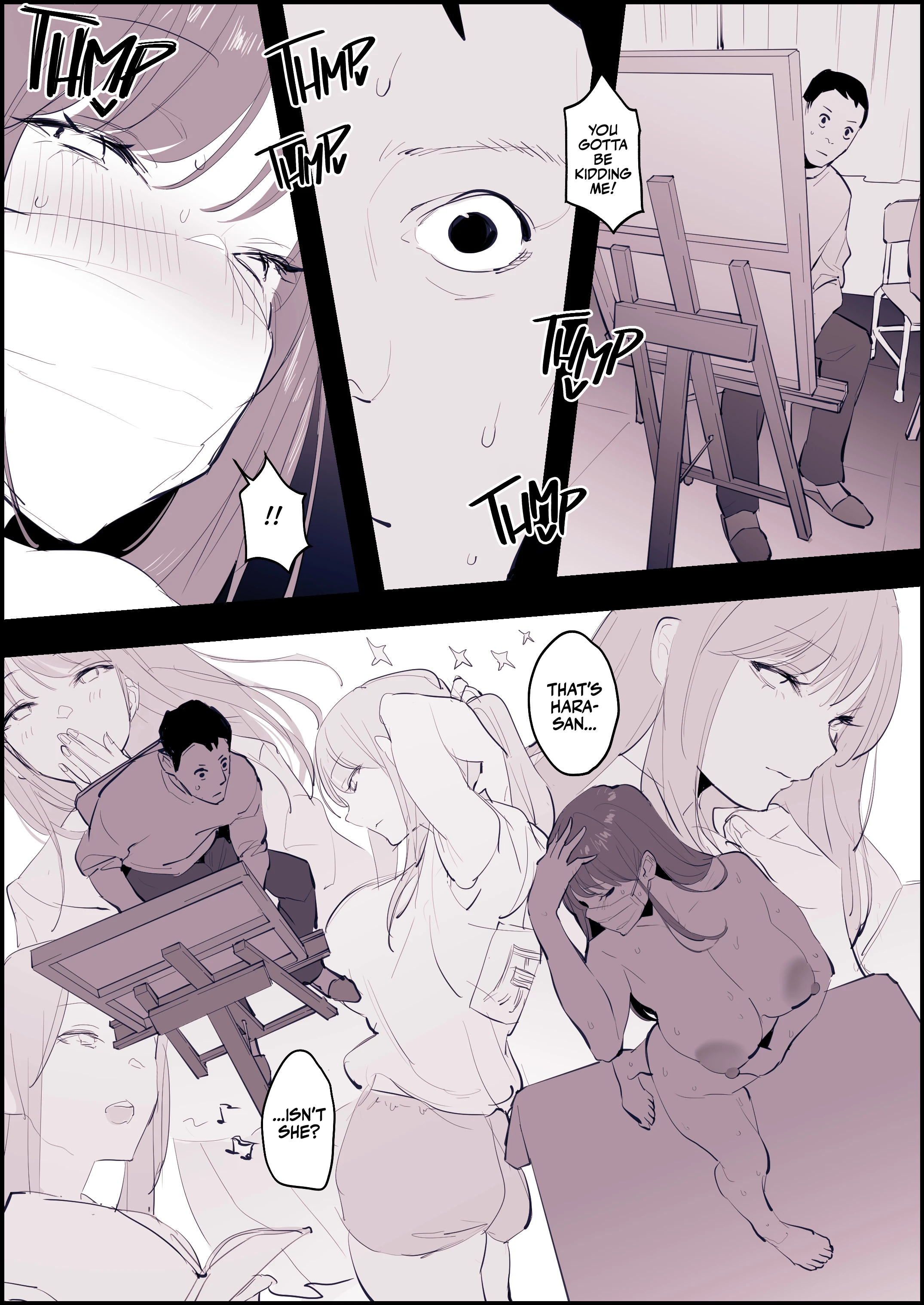 Aki and the Art Class porn comic picture 2