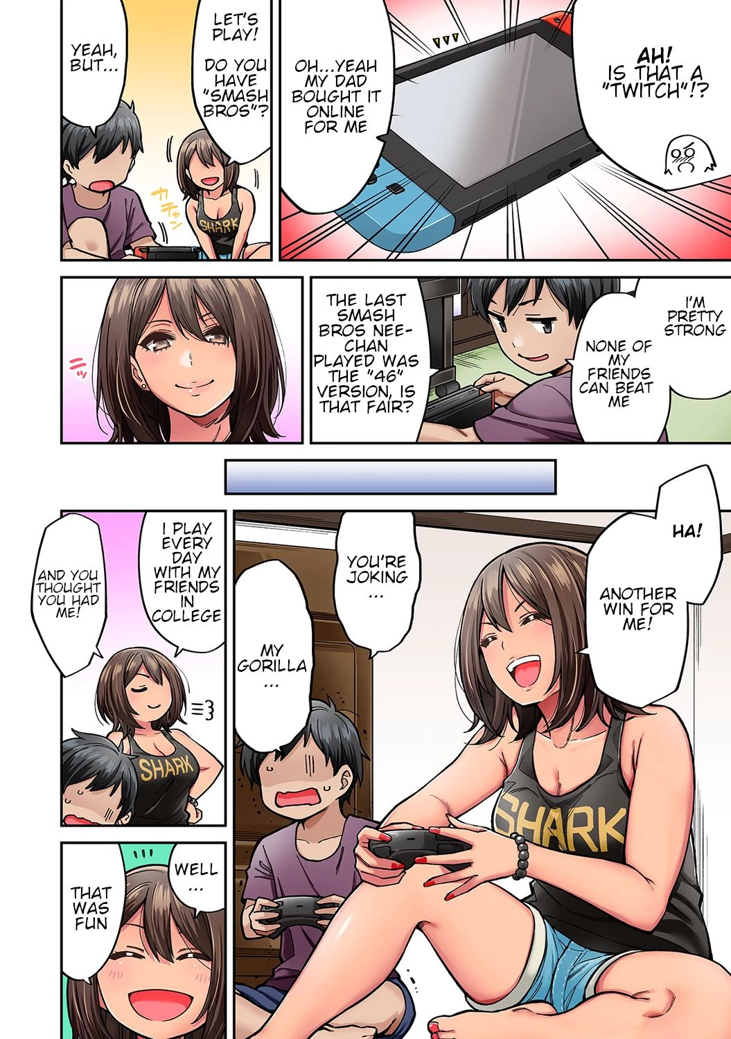 Akogare no Nee-chan ga Gal ni Natte Kaette Kita Natsuyasumi Ch. 2 porn comic picture 3