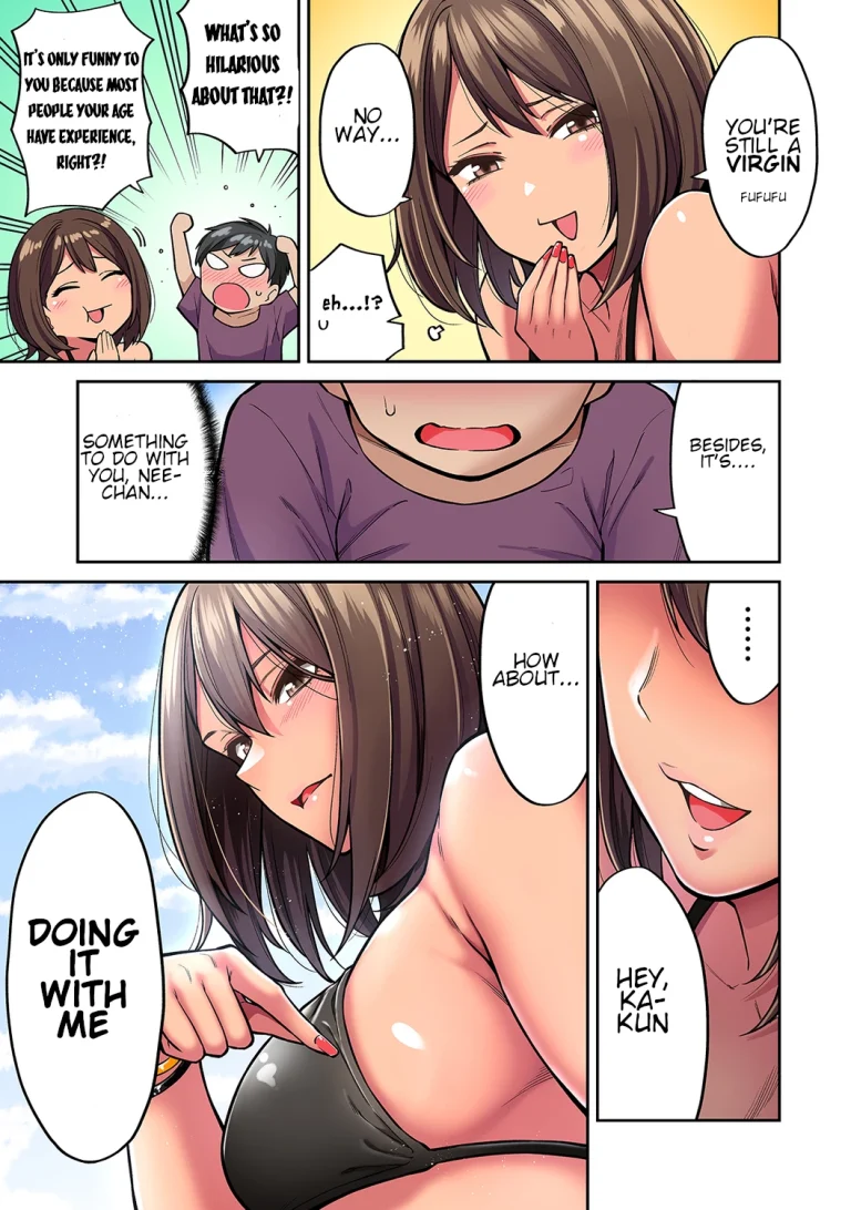 Akogare no Nee-chan ga Gal ni Natte Kaette Kita Natsuyasumi porn comic picture 8