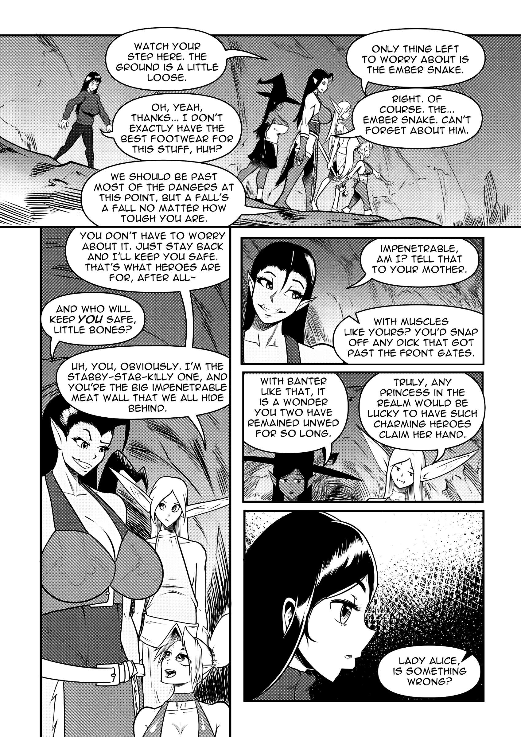 Alice in No Man's Land 1 porn comic picture 12
